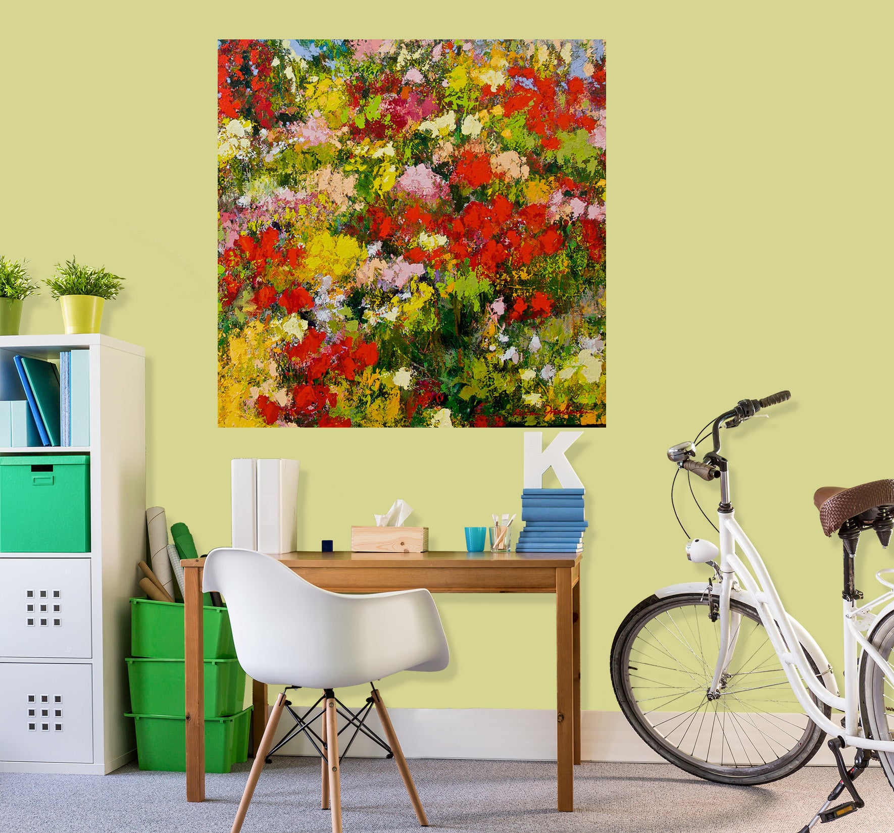 3D Field Flowers 012 Allan P. Friedlander Wall Sticker