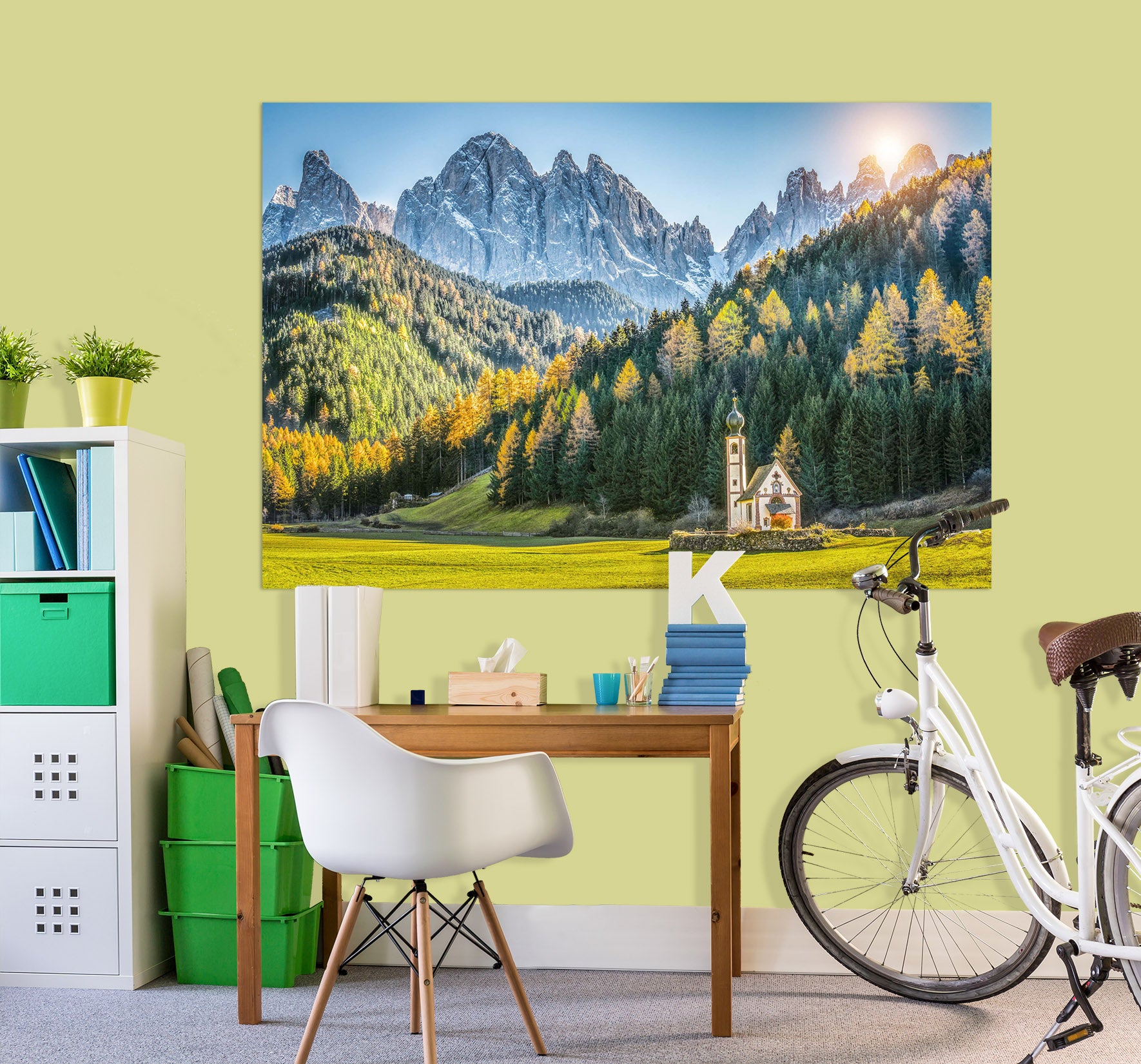 3D Sunny Forest 191 Marco Carmassi Wall Sticker