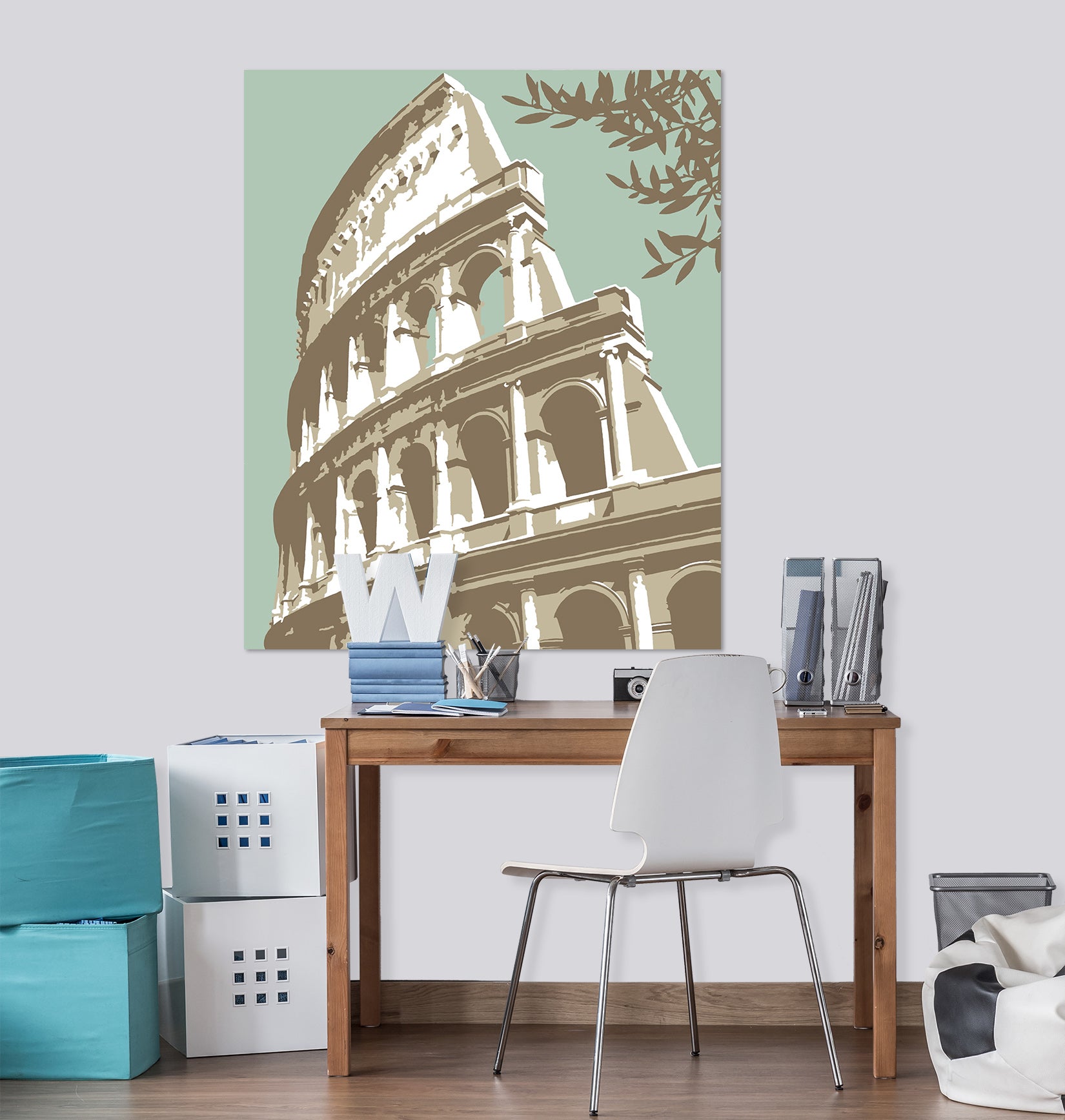 3D Coloseum Rome 012 Steve Read Wall Sticker