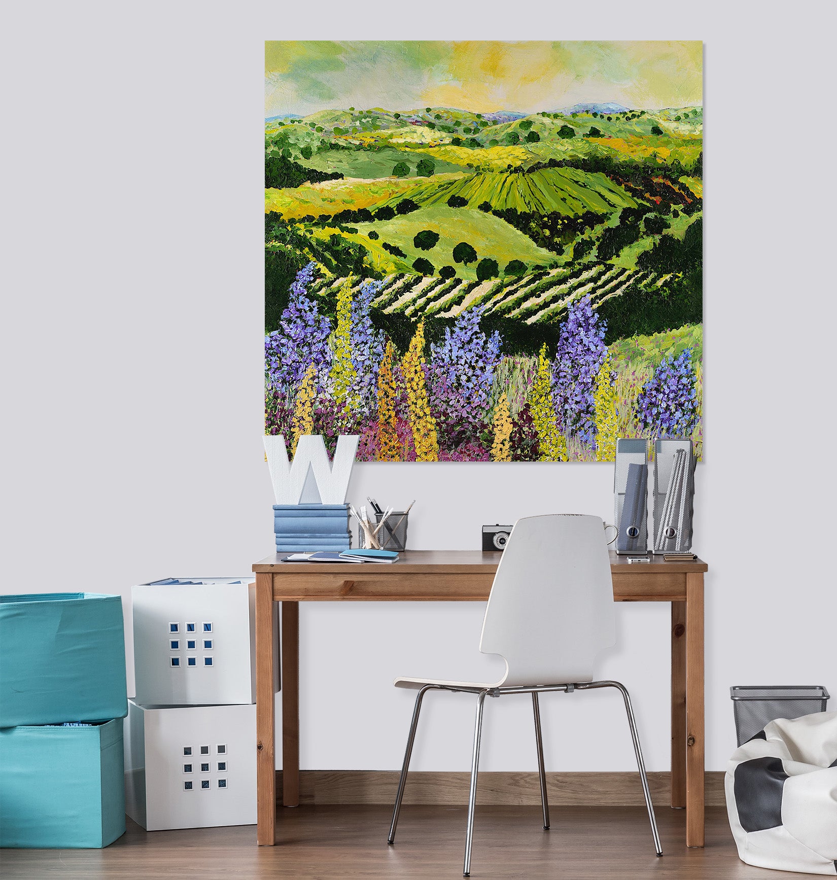 3D Wildflower Ridge 134 Allan P. Friedlander Wall Sticker