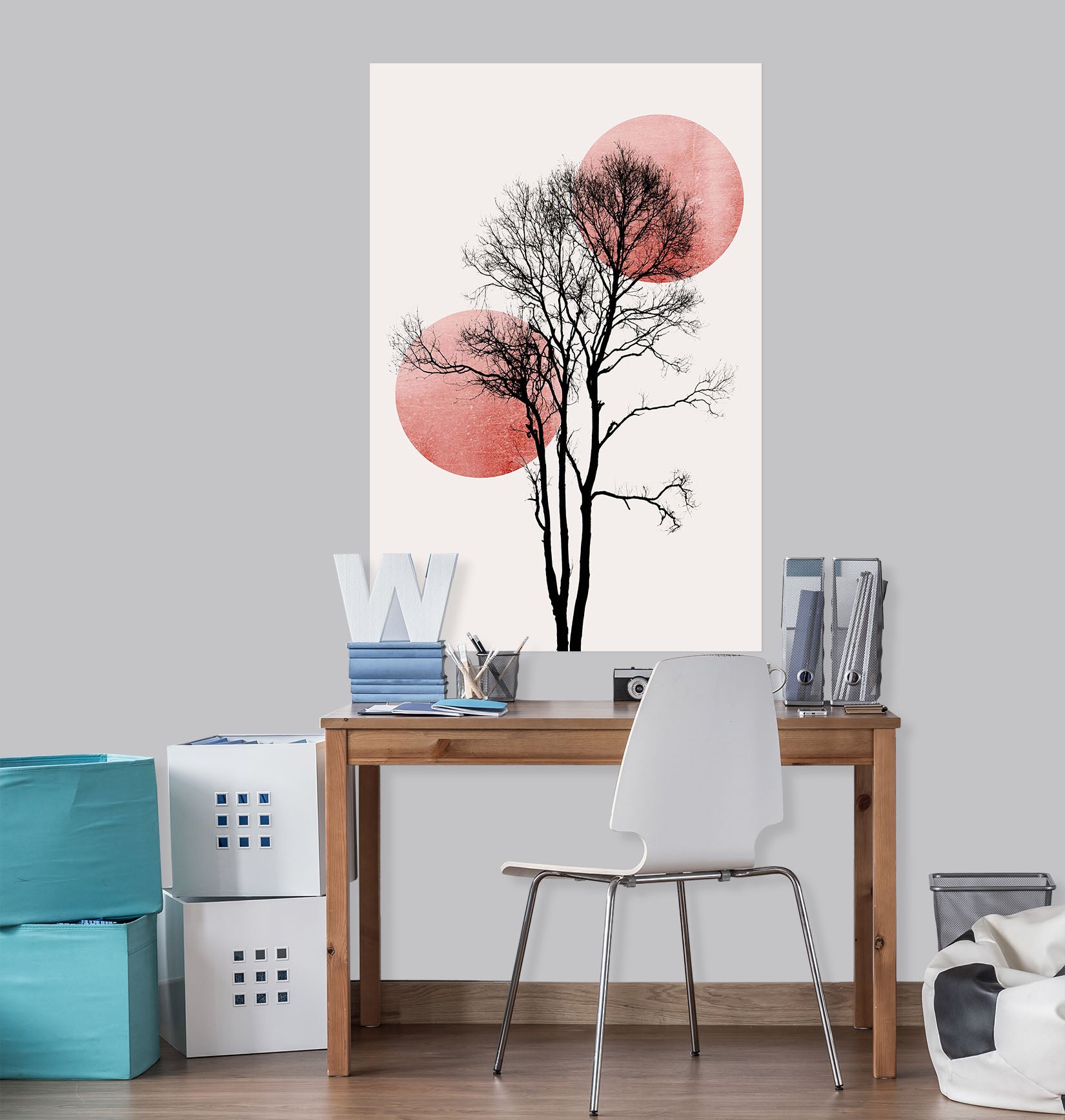 3D Tree Sun 215 Boris Draschoff Wall Sticker