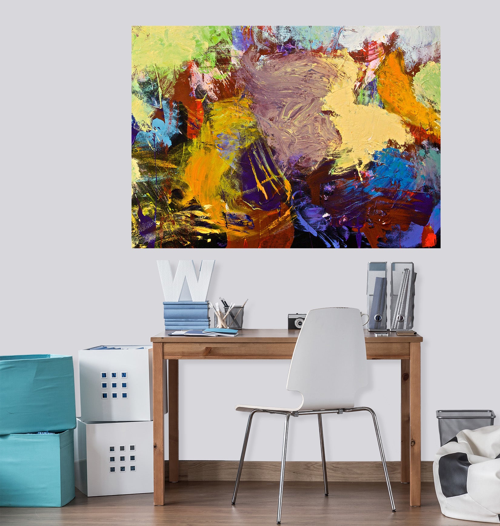 3D Painted Fireworks 015 Allan P. Friedlander Wall Sticker