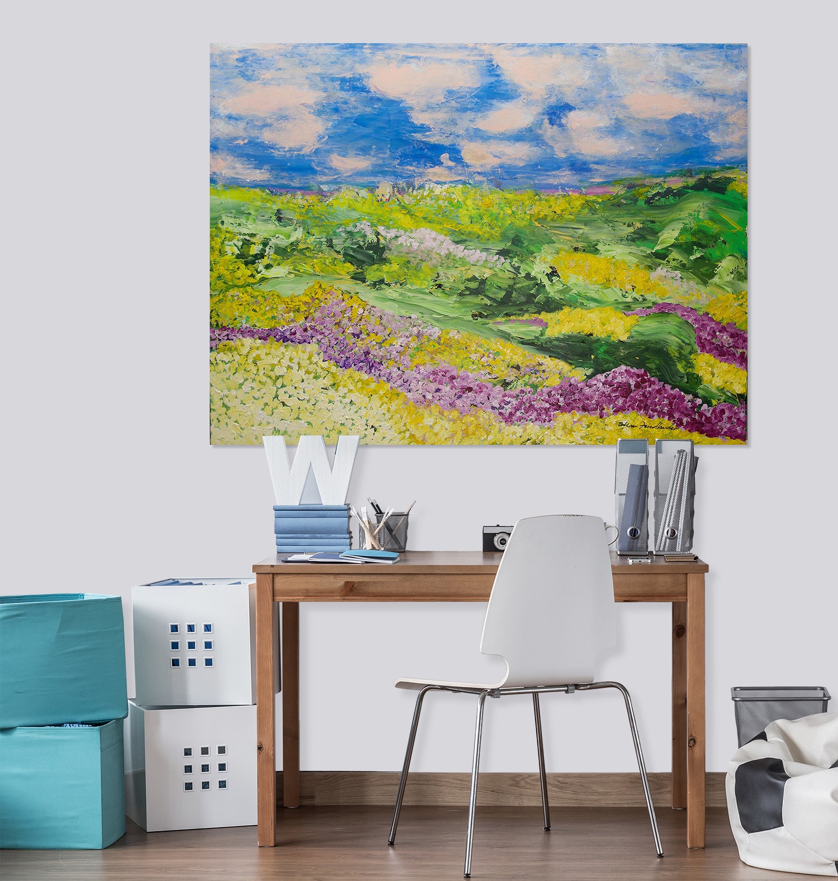 3D French Valley 243 Allan P. Friedlander Wall Sticker