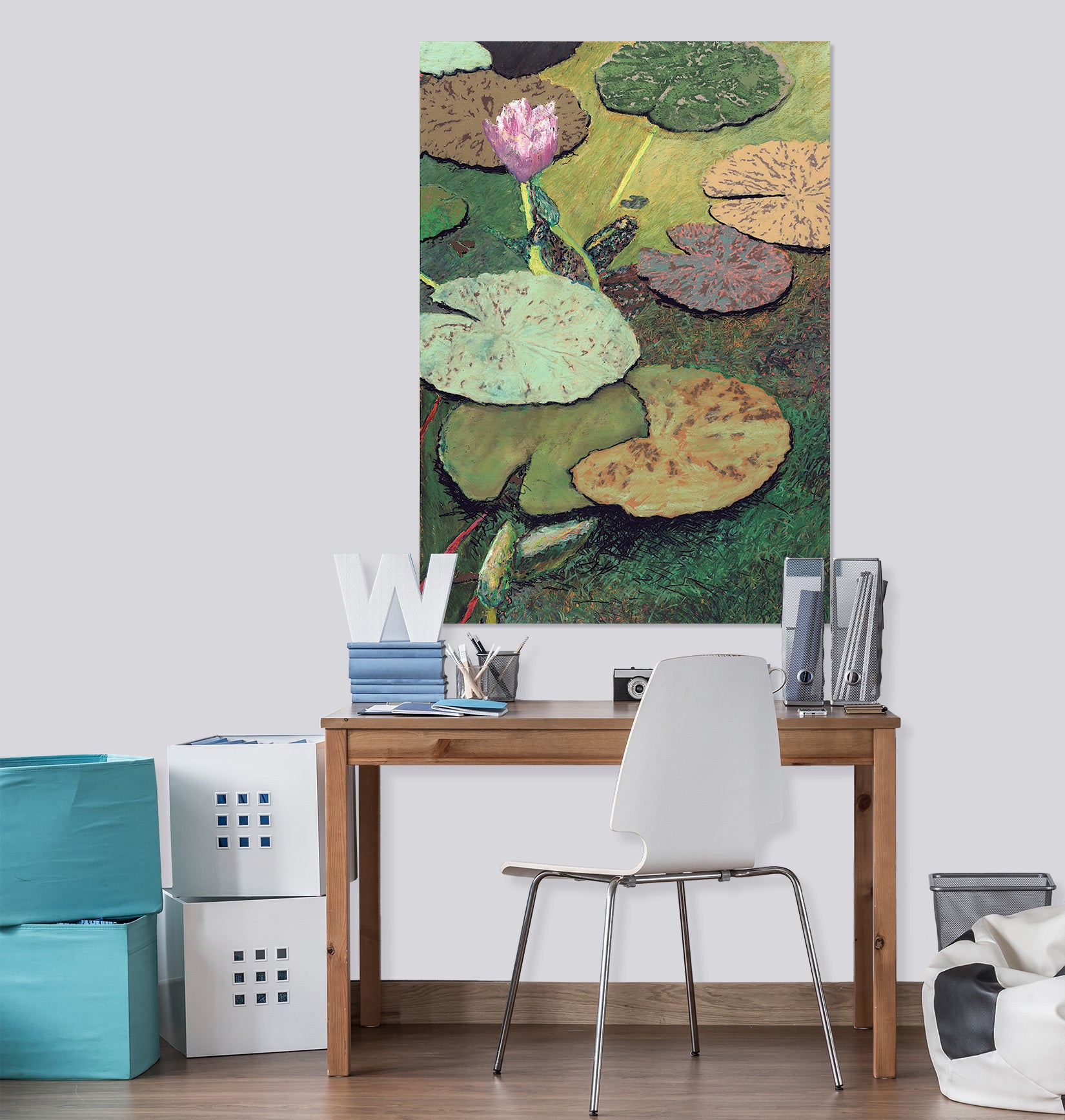 3D Emerald Pond 300 Allan P. Friedlander Wall Sticker