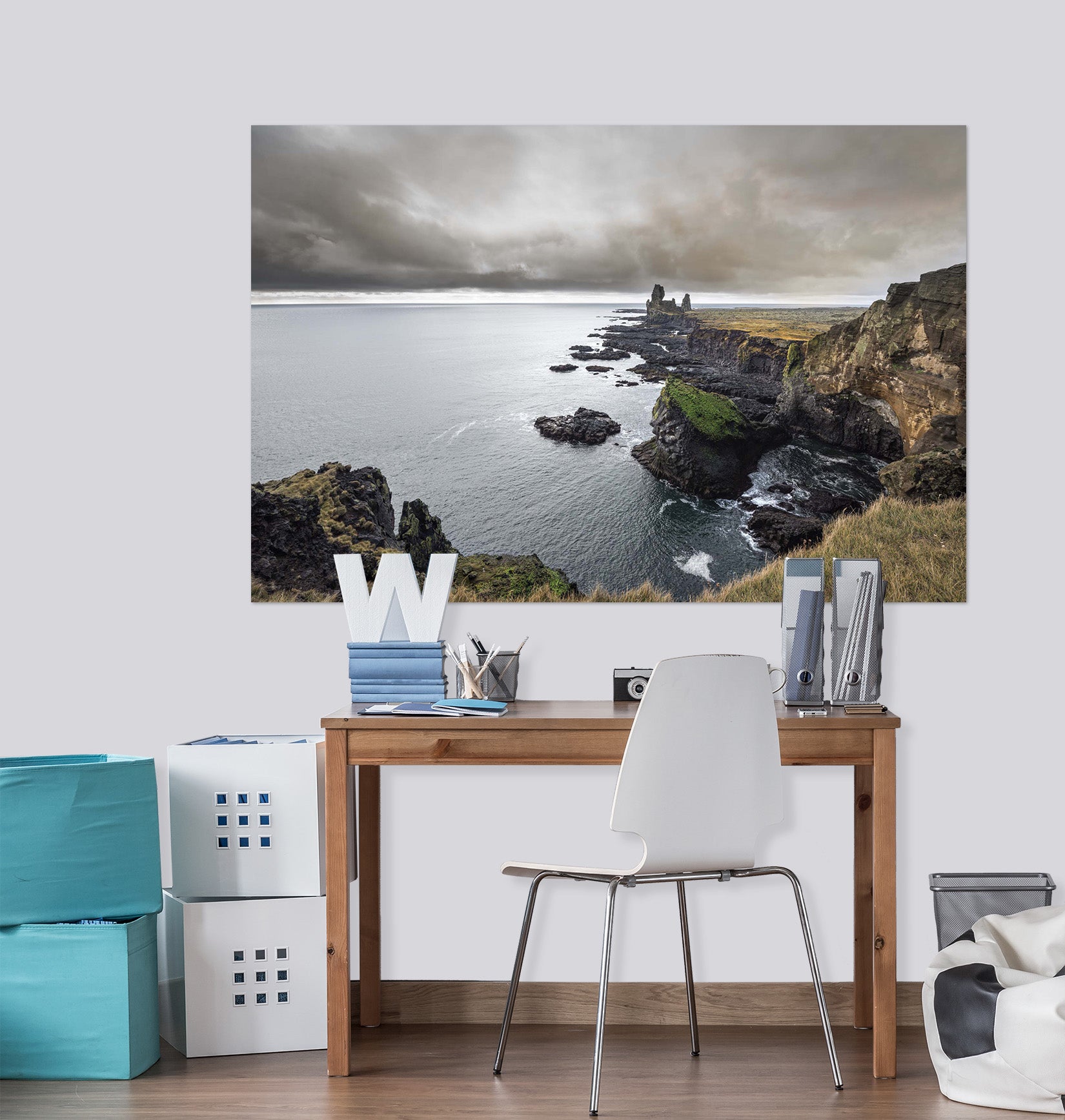 3D Storm River 172 Marco Carmassi Wall Sticker