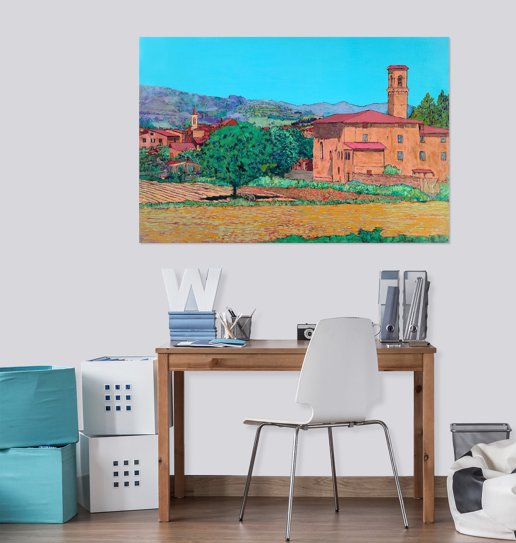 3D Prairie Castle 267 Allan P. Friedlander Wall Sticker