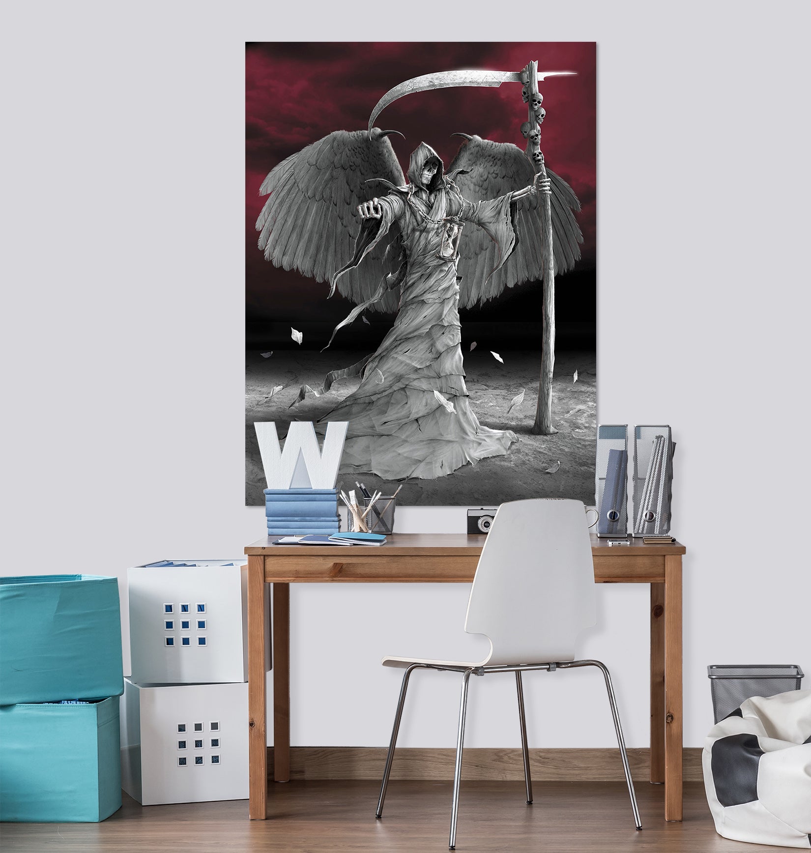 3D Time Is Up 083 Vincent Hie Wall Sticker