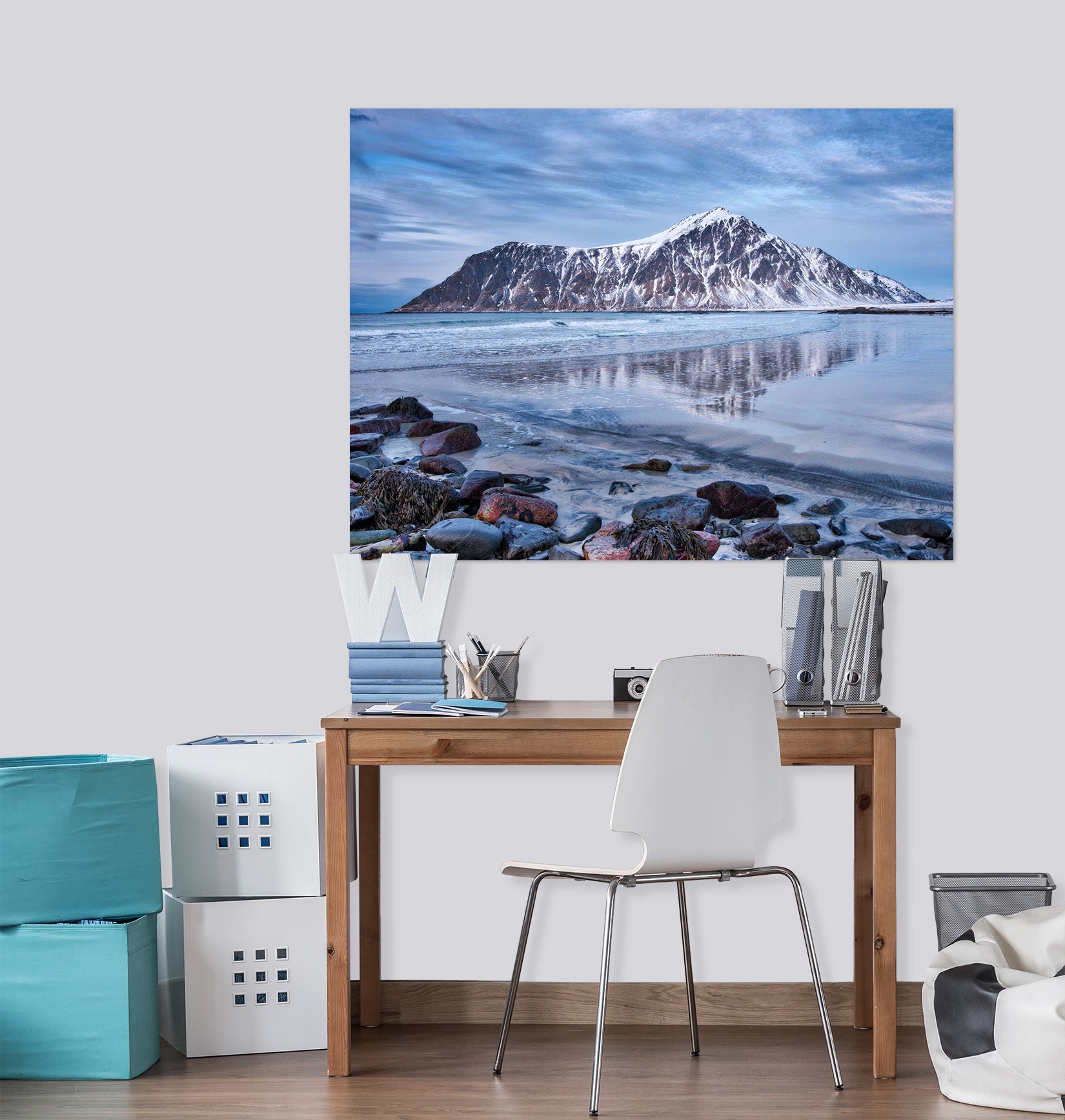 3D Snow Mountain 159 Marco Carmassi Wall Sticker