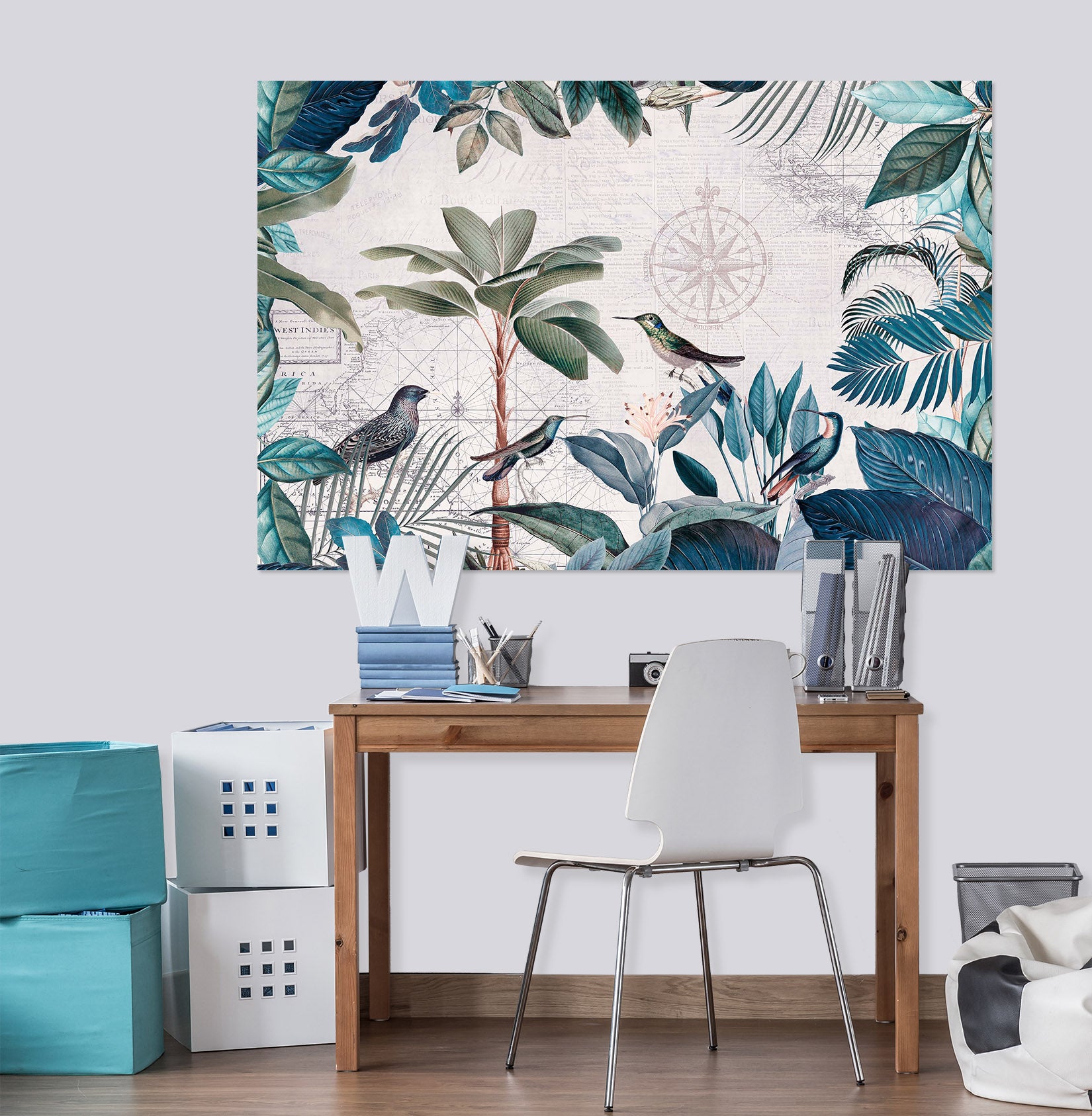 3D Bird Family 120 Andrea haase Wall Sticker