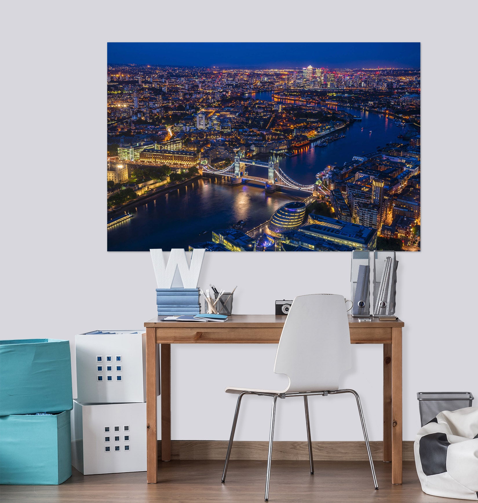 3D City Lights 122 Marco Carmassi Wall Sticker