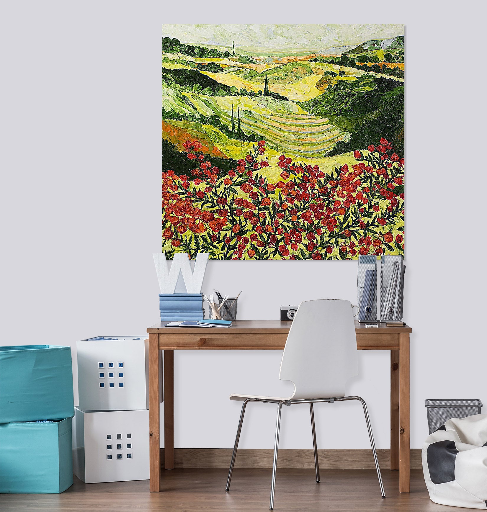3D Garden Field 123 Allan P. Friedlander Wall Sticker