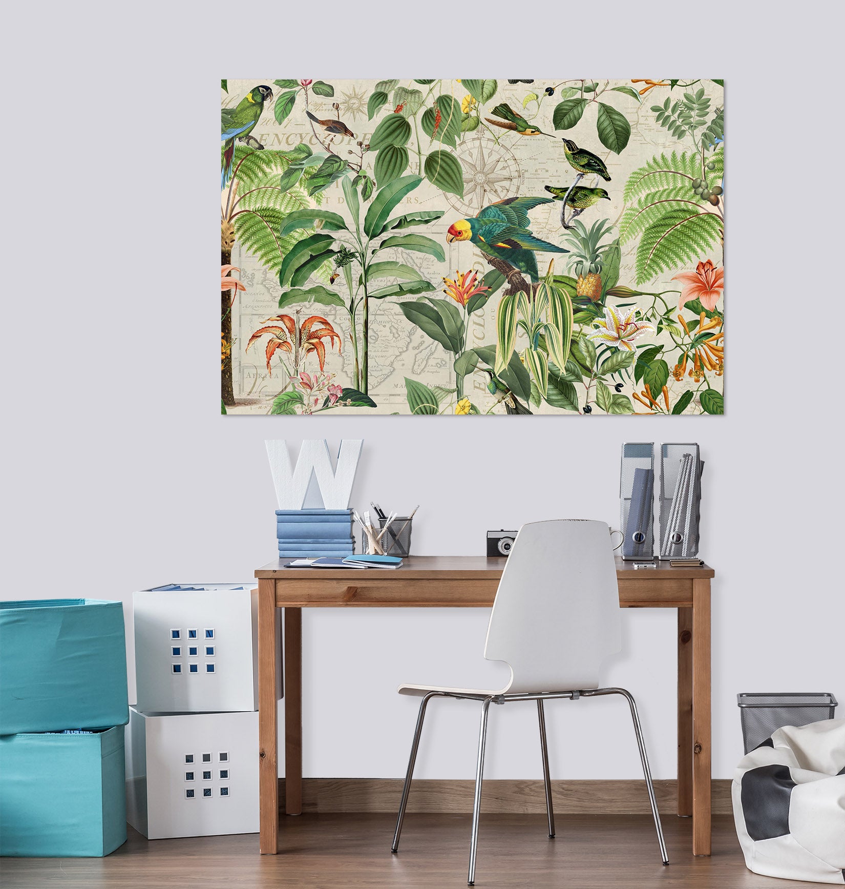 3D Kingdom Of Birds 035 Andrea haase Wall Sticker