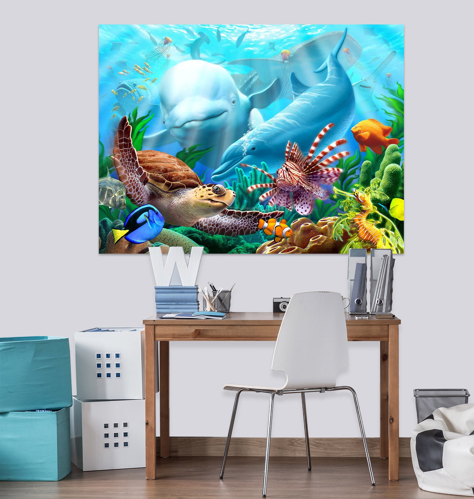 3D Seavilians 011 Jerry LoFaro Wall Sticker