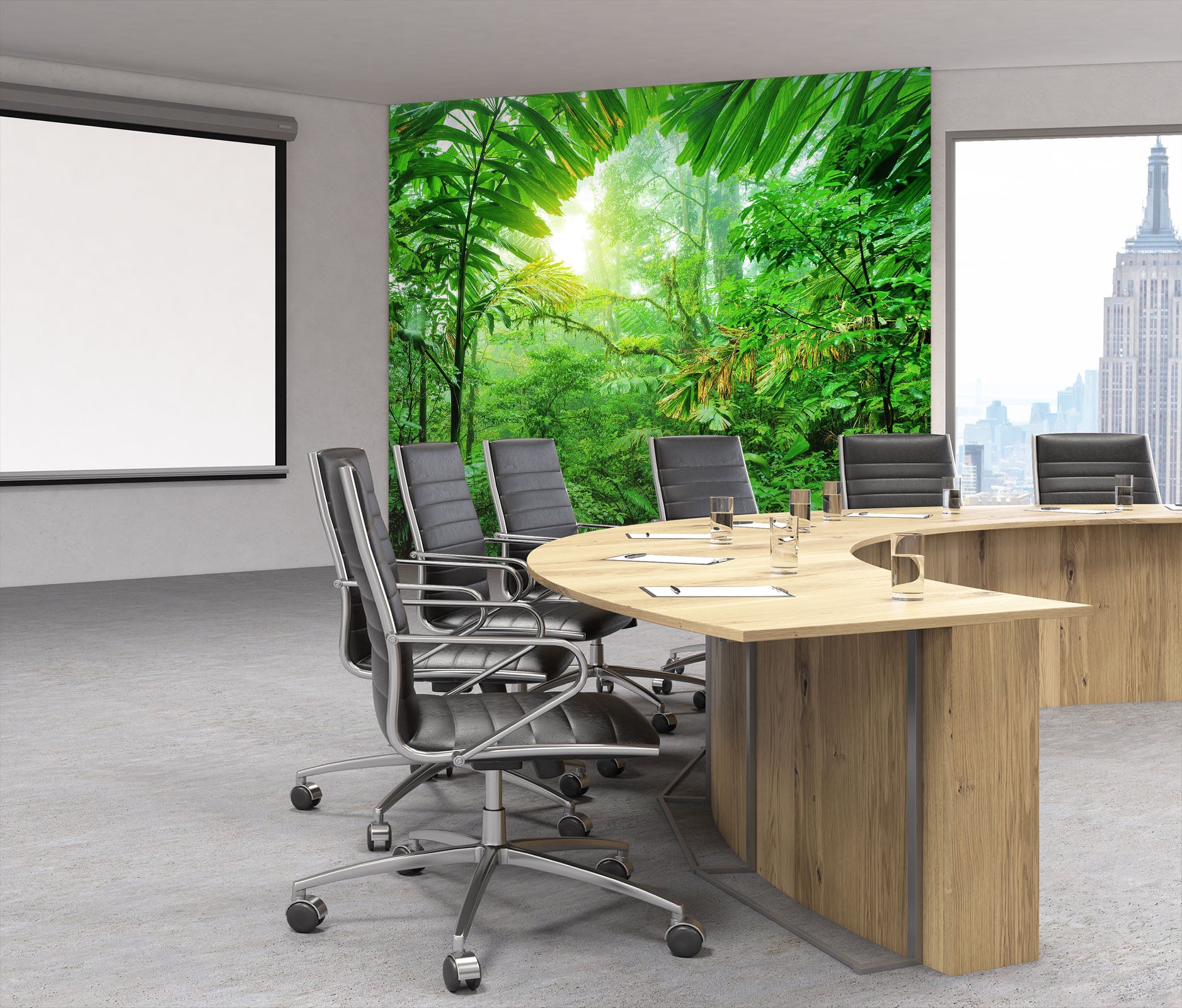 3D Natural Forest 032 Wall Murals