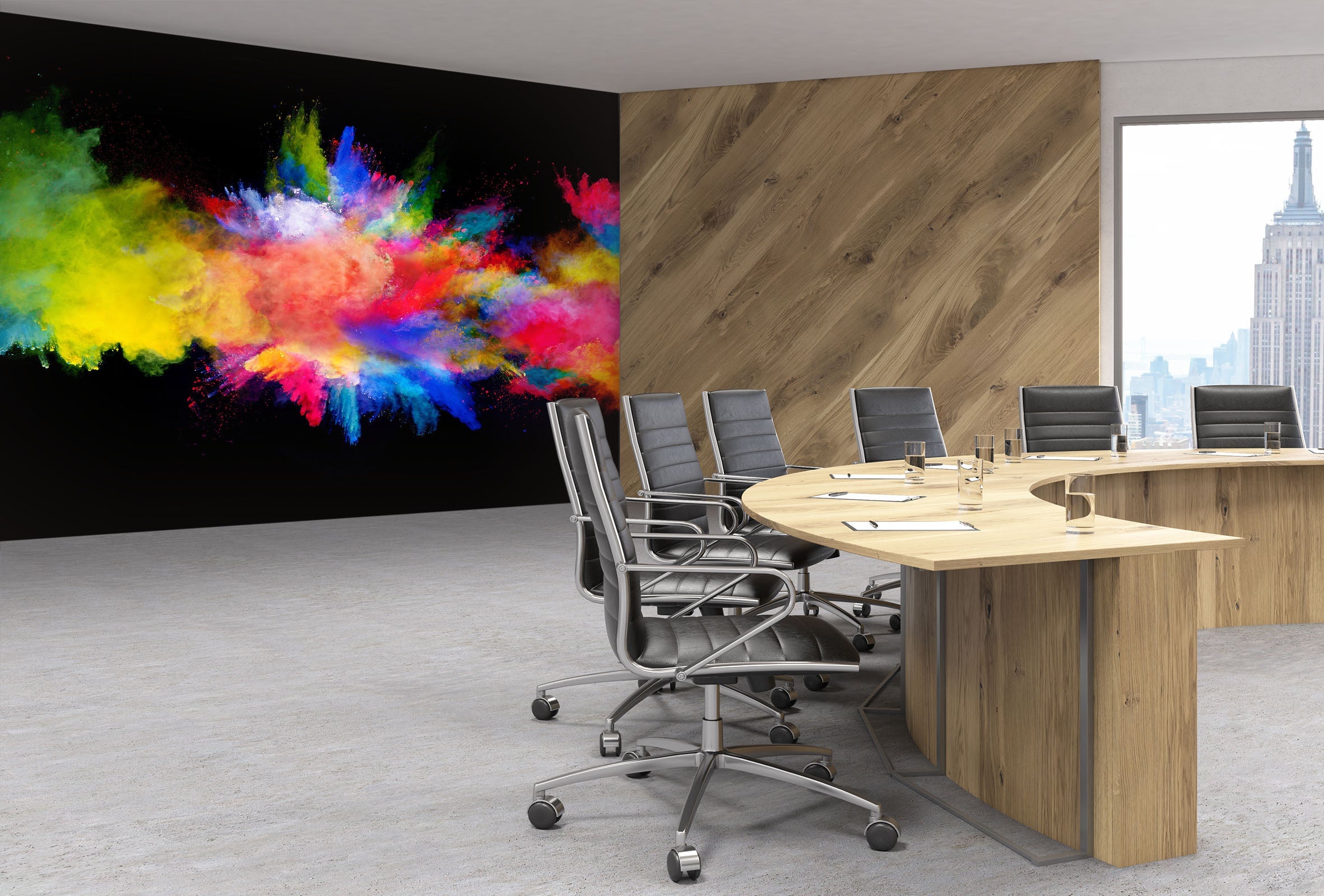 3D Color Pigment 034 Wall Murals Wallpaper AJ Wallpaper 2