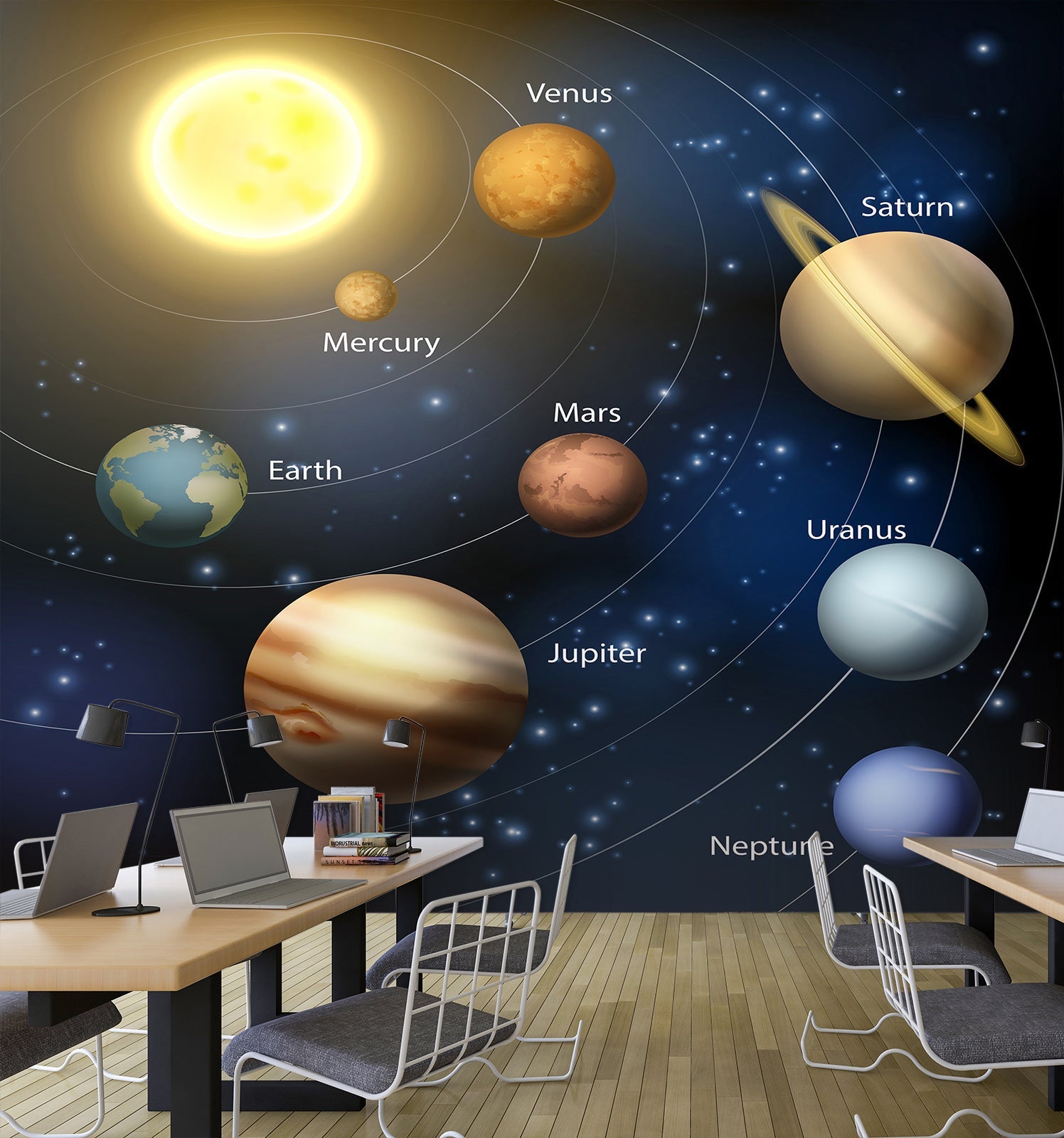 3D Cosmic Planet 161 Wall Murals Wallpaper AJ Wallpaper 2