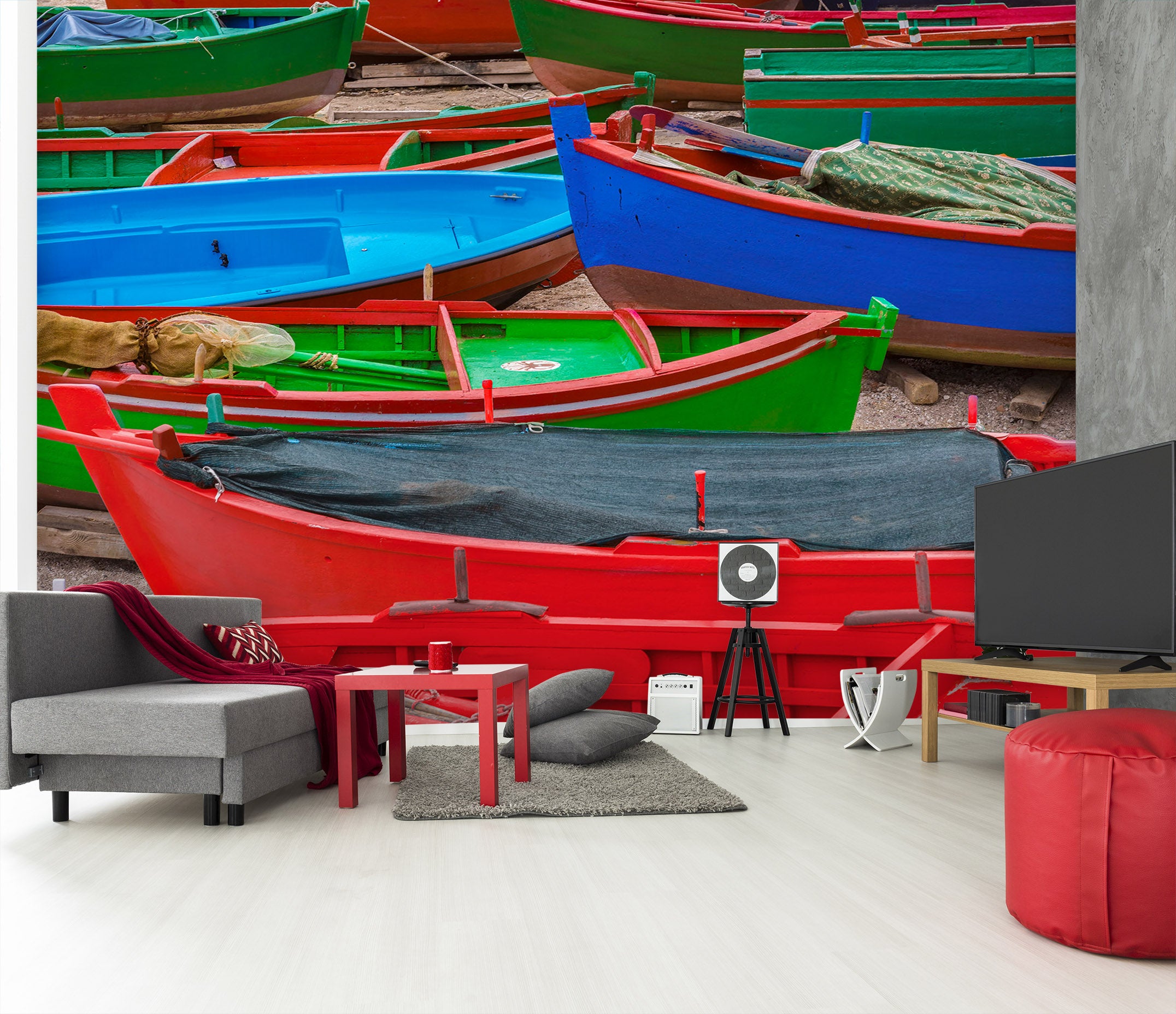 3D Color Ship 1430 Marco Carmassi Wall Mural Wall Murals