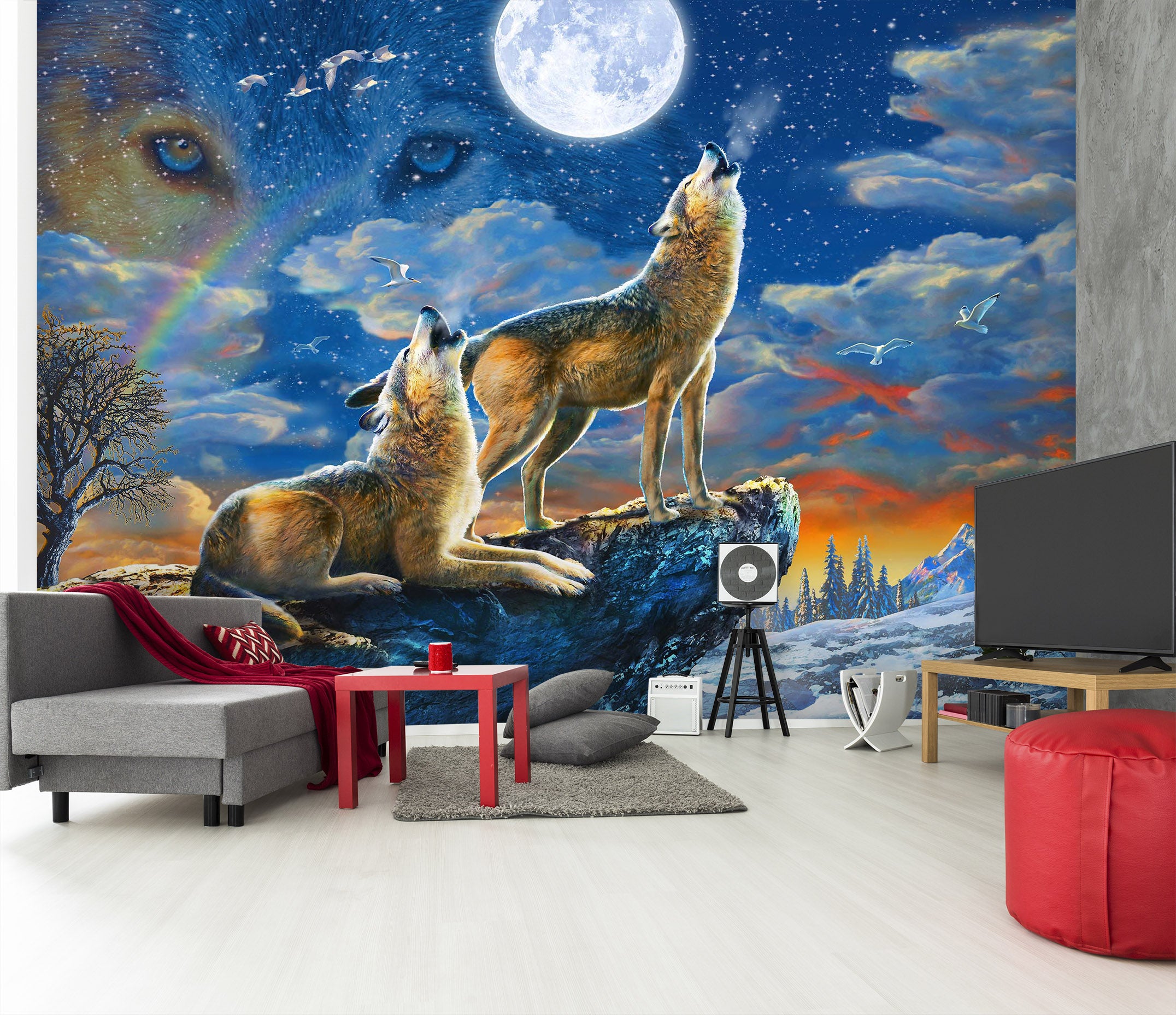 3D Wolverine 1428 Adrian Chesterman Wall Mural Wall Murals