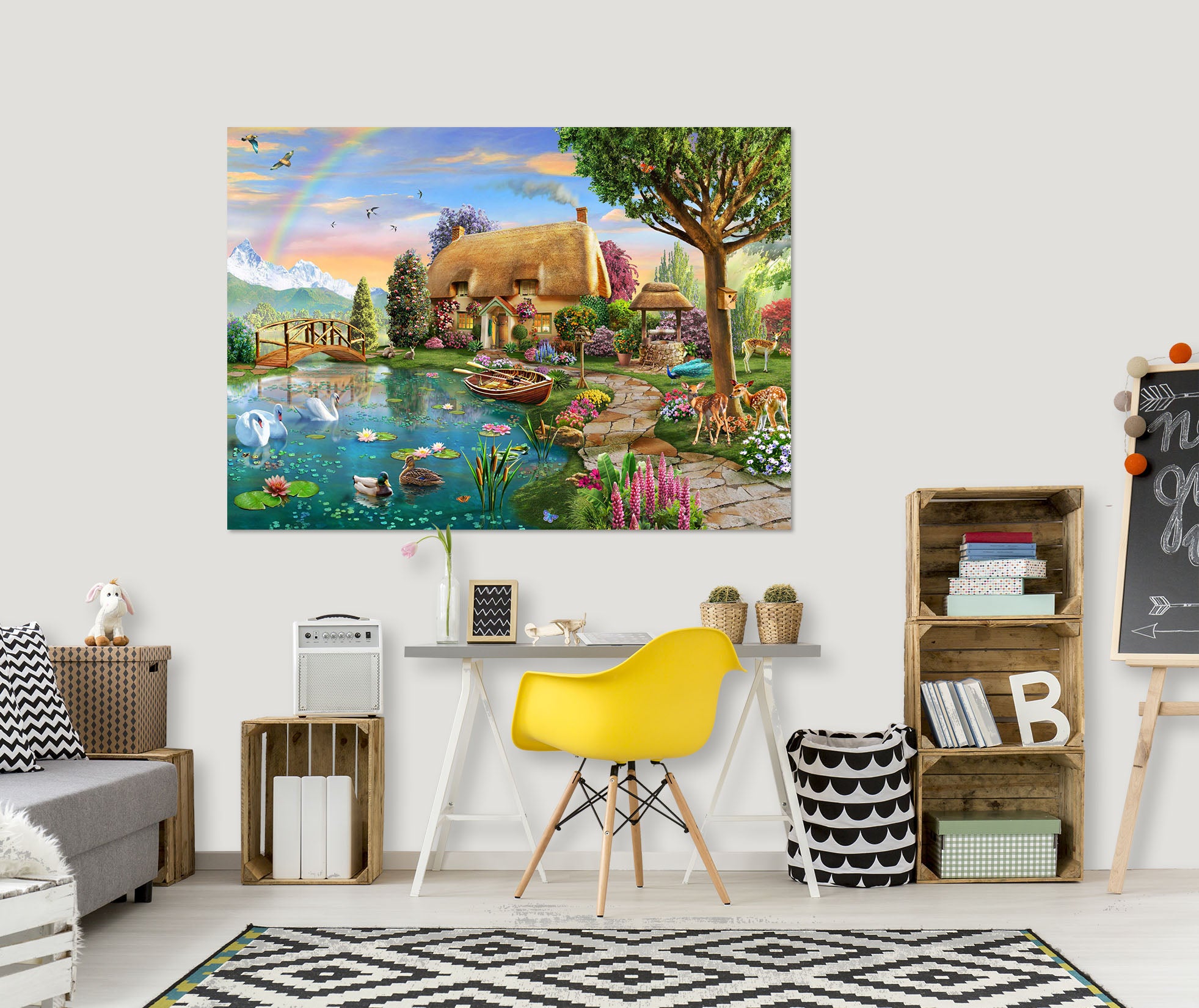 3D Fairy Tale World 026 Adrian Chesterman Wall Sticker