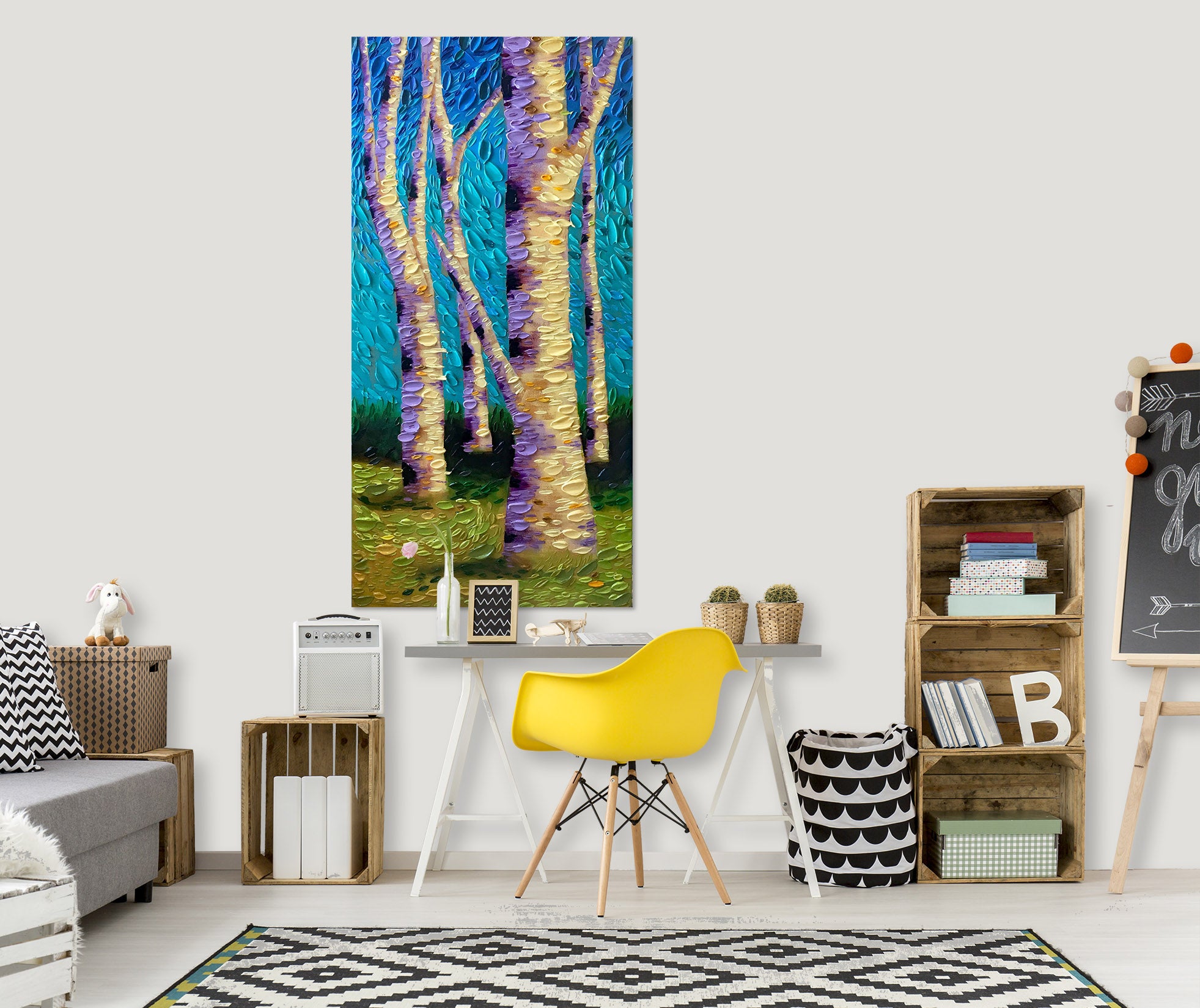 3D Garden Branches Mystery 002 Dena Tollefson Wall Sticker