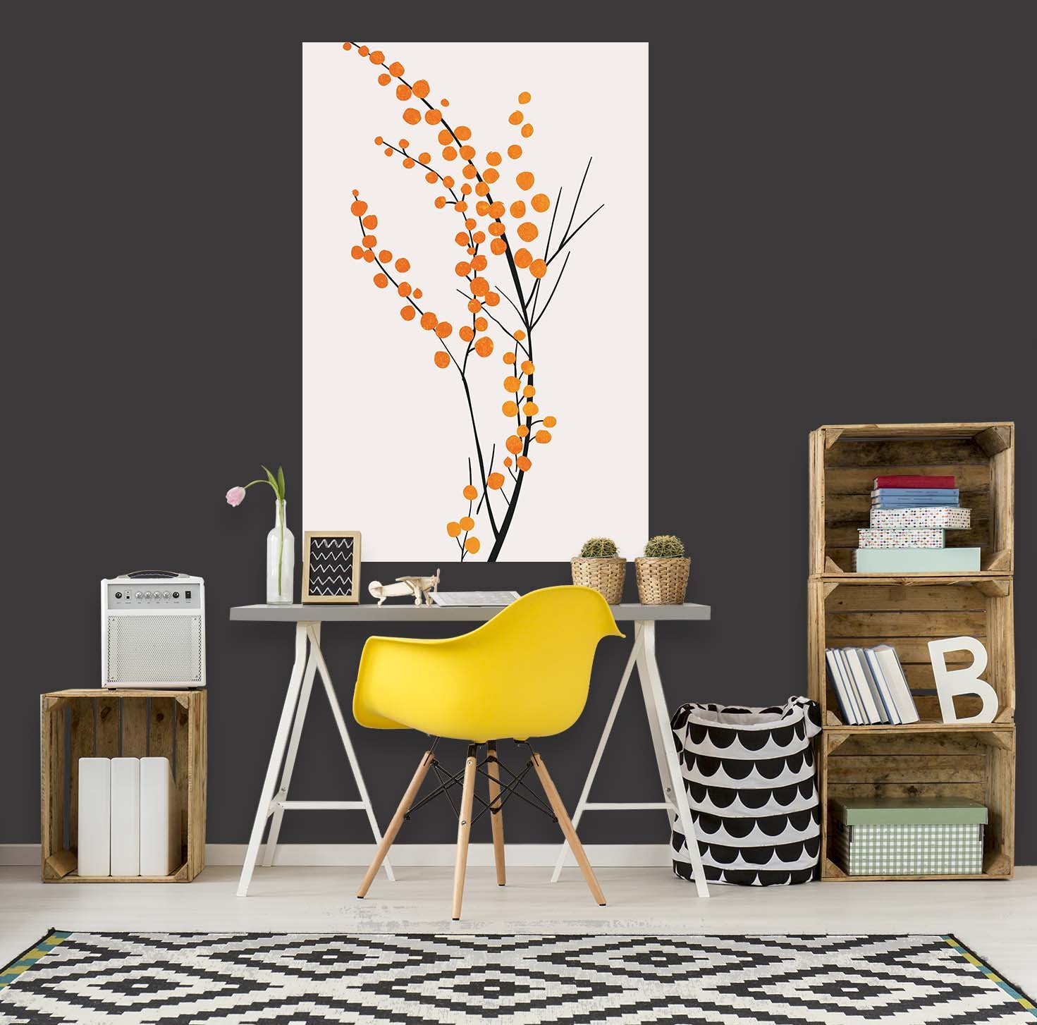3D Golden Tree 240 Boris Draschoff Wall Sticker