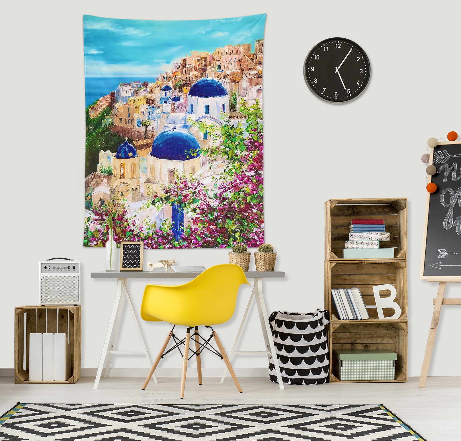 3D Coast City 3714 Skromova Marina Tapestry Hanging Cloth Hang