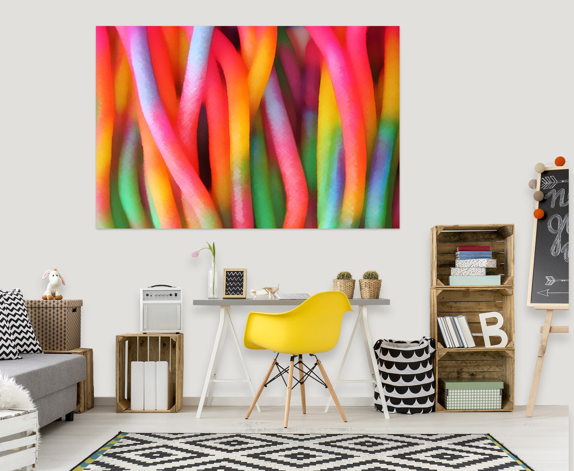 3D Color Bars 71108 Shandra Smith Wall Sticker