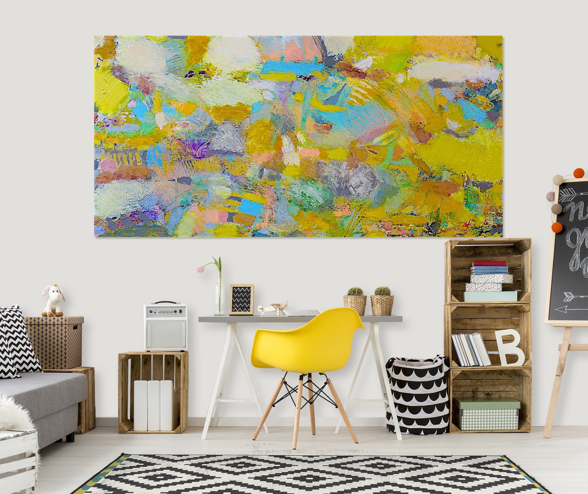 3D Abstract Green 104 Allan P. Friedlander Wall Sticker