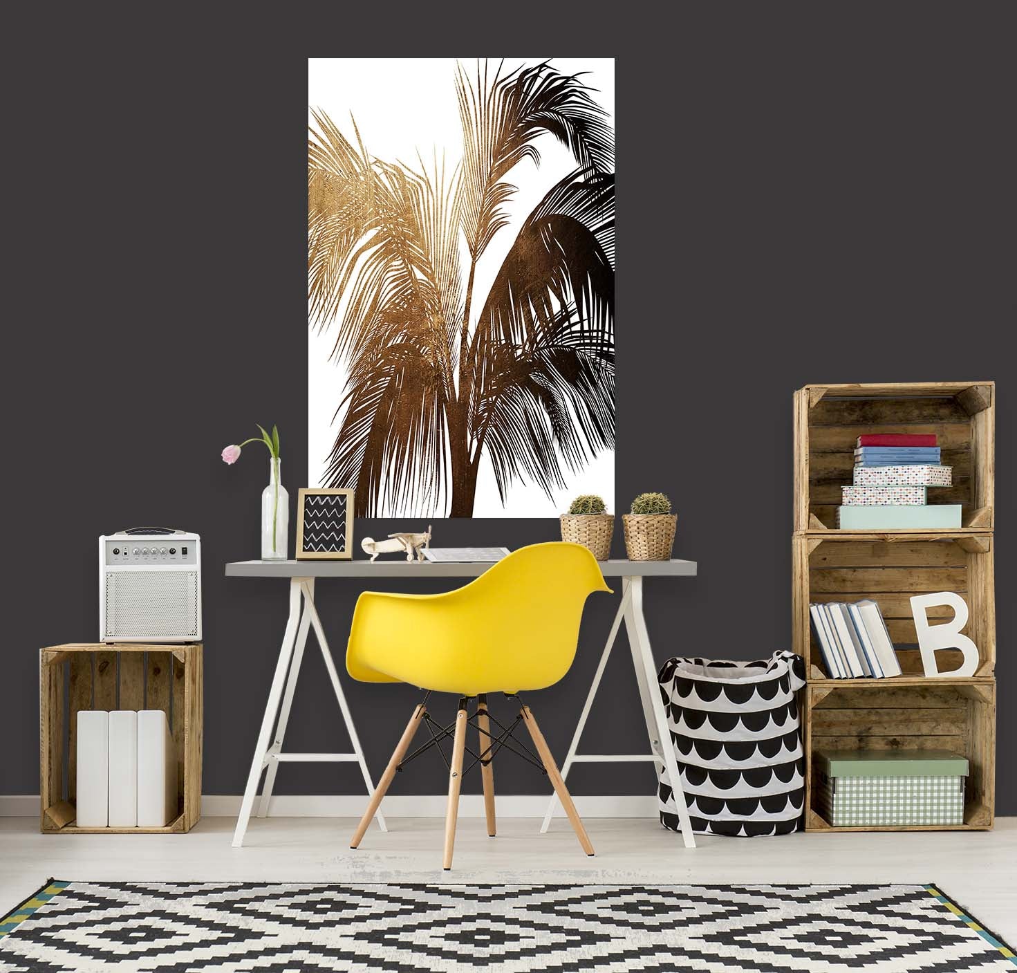 3D Sunshine Tree 218 Boris Draschoff Wall Sticker