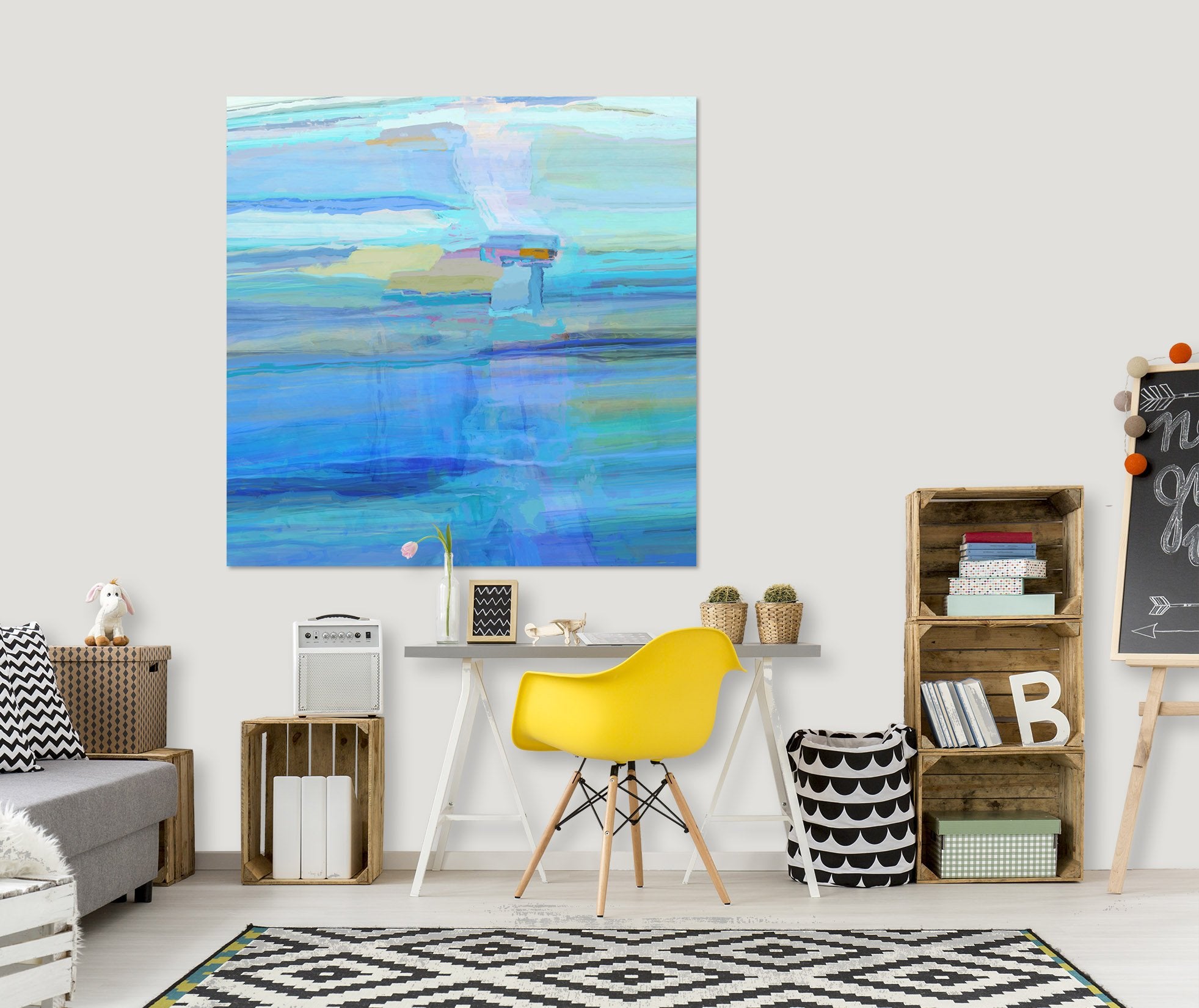 3D Blue Dream 008 Michael Tienhaara Wall Sticker Wallpaper AJ Wallpaper 2