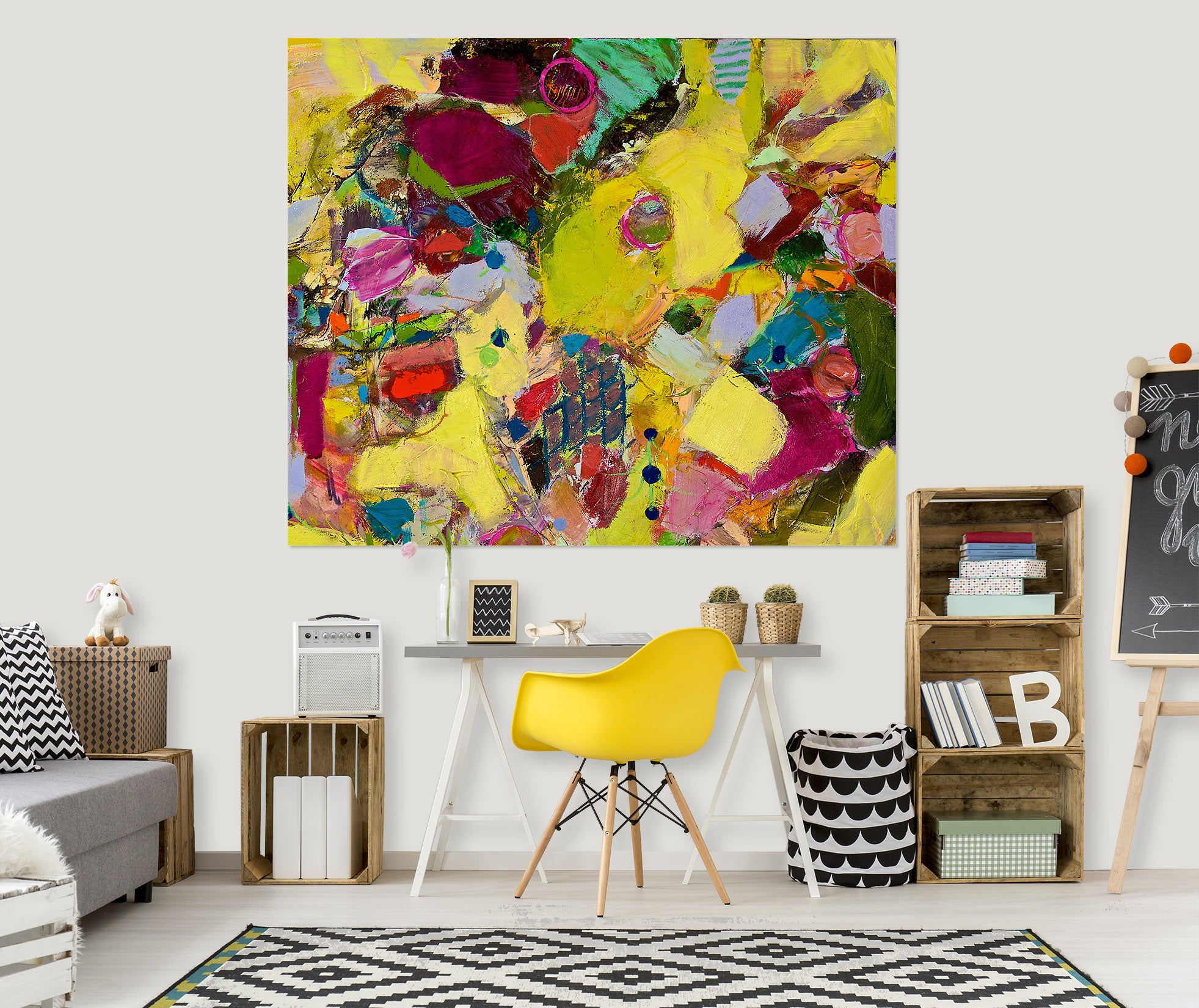 3D Field Flowers 013 Allan P. Friedlander Wall Sticker