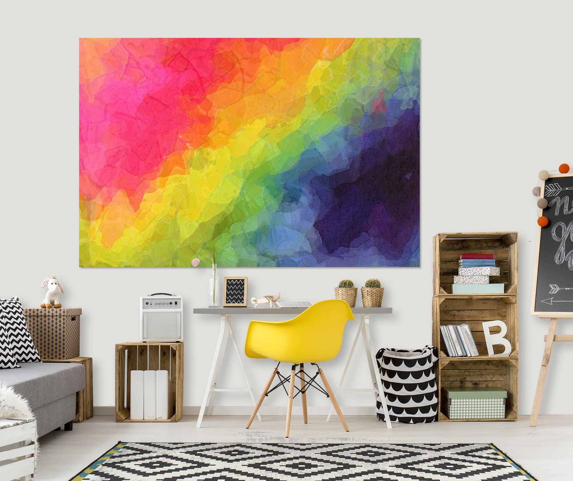 3D Color Graffiti 004 Shandra Smith Wall Sticker