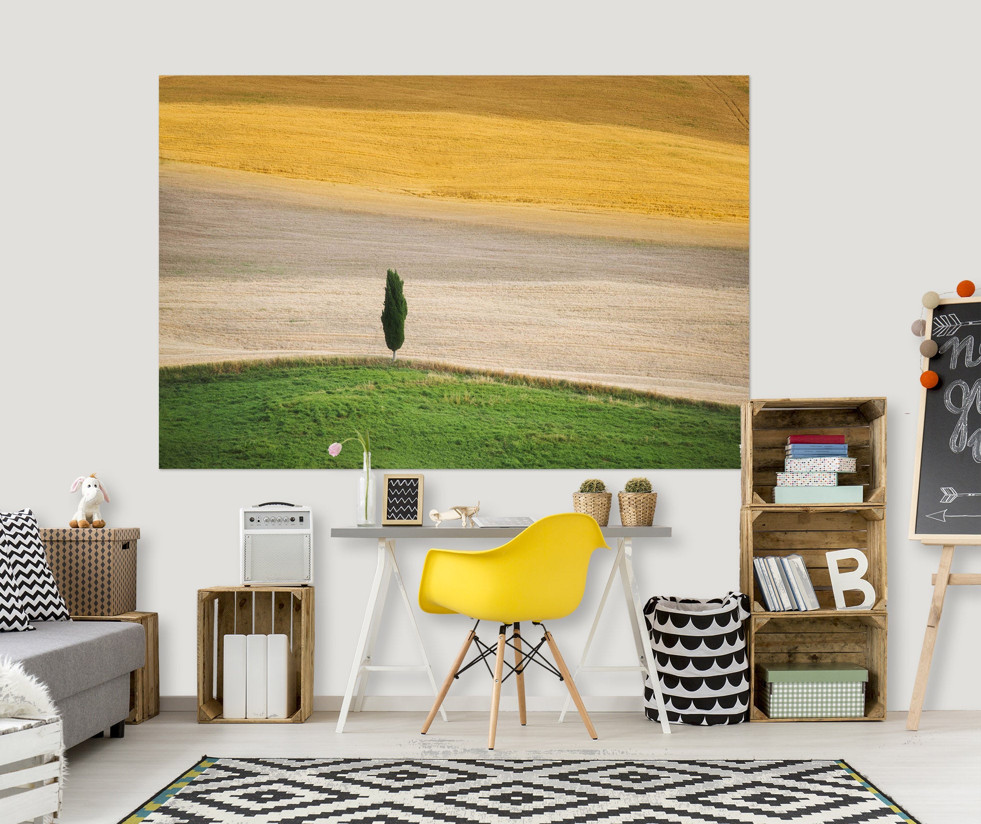 3D Desert Tree 192 Marco Carmassi Wall Sticker