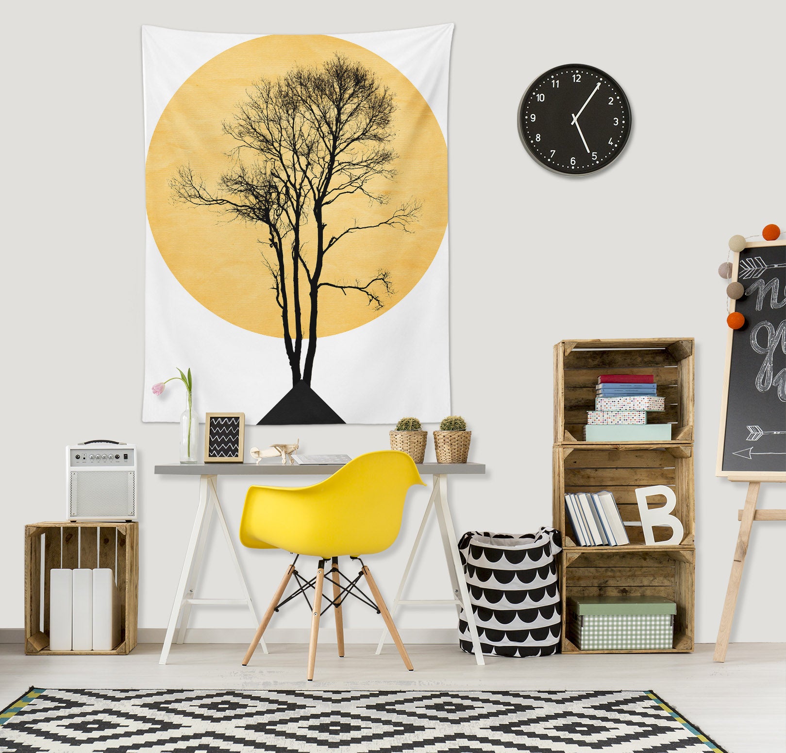 3D Tree Branch 876 Boris Draschoff Tapestry Hanging Cloth Hang