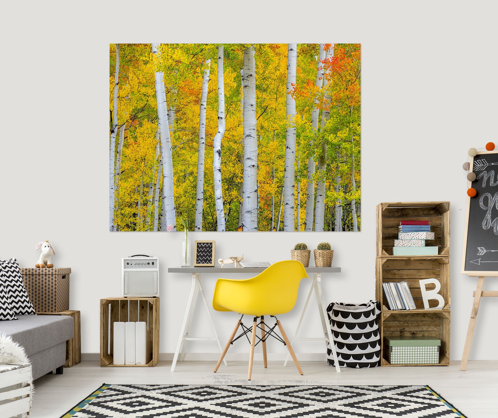 3D Autumn Forest 212 Marco Carmassi Wall Sticker