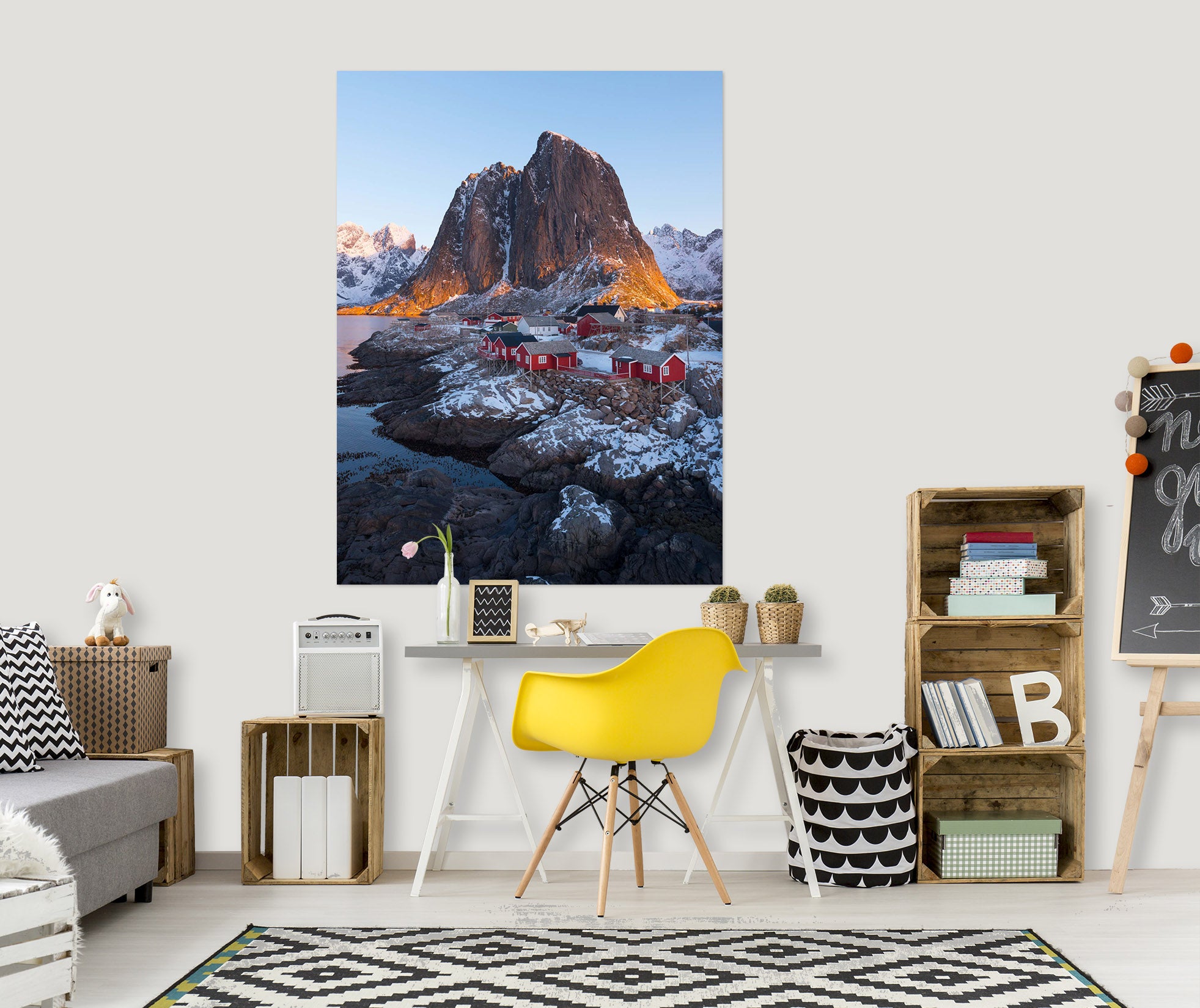 3D Valley Stone 230 Marco Carmassi Wall Sticker