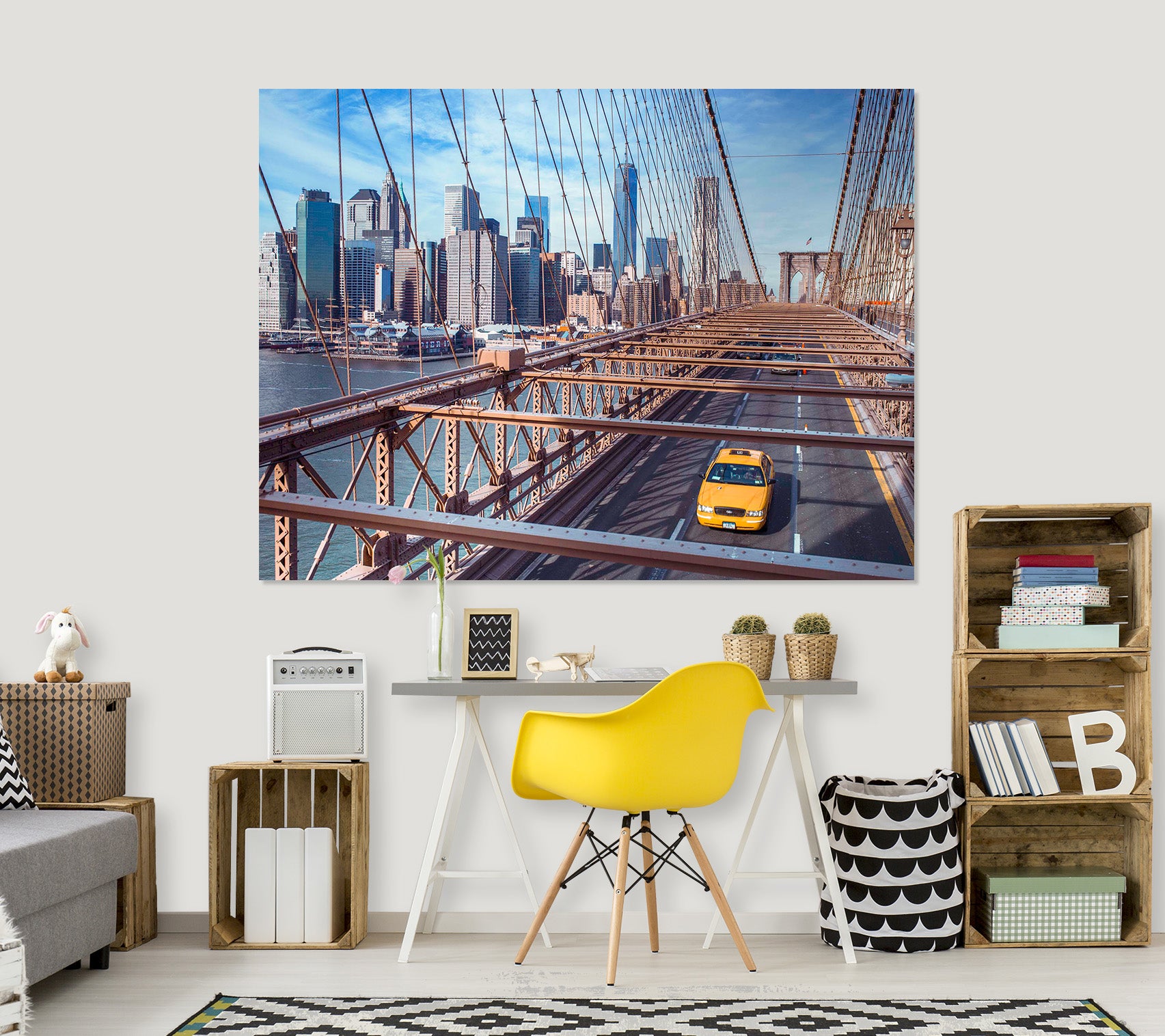 3D Sea Bridge 029 Assaf Frank Wall Sticker