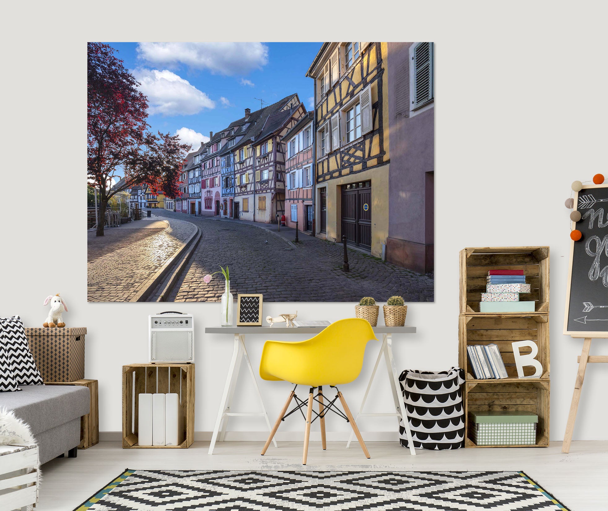 3D Clean Street 120 Marco Carmassi Wall Sticker