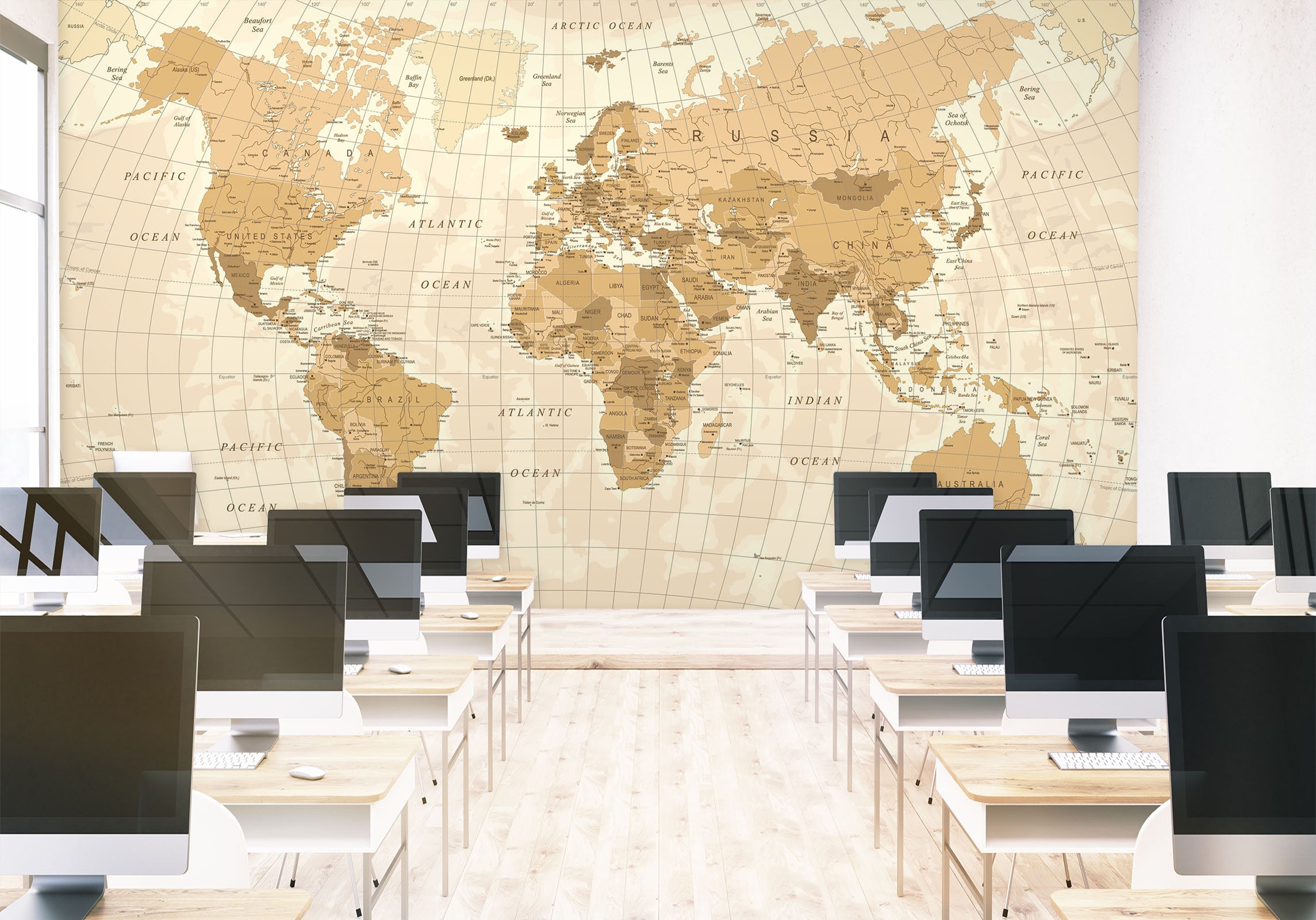 3D Map 57210 Wall Murals