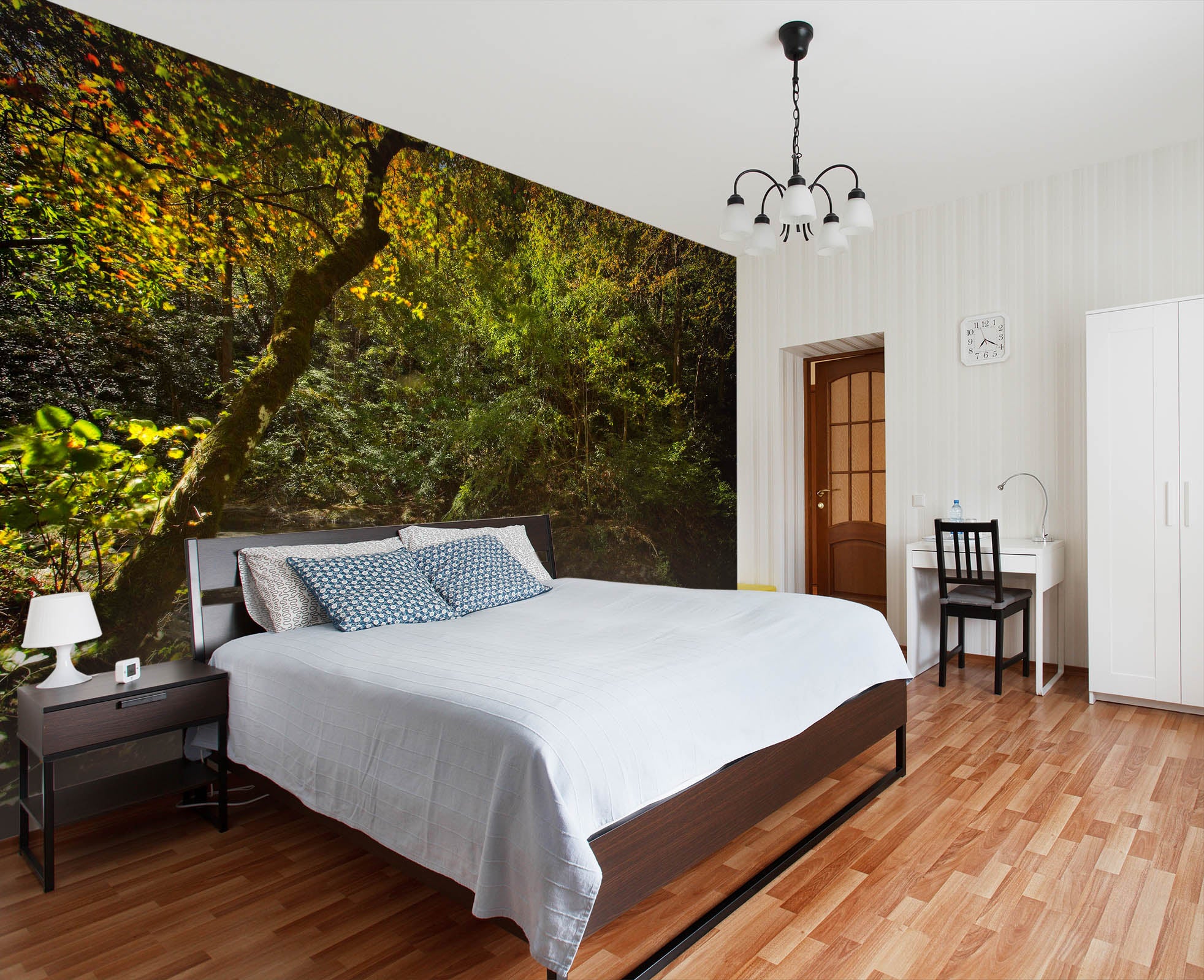 3D Tranquil Valley 131 Kathy Barefield Wall Mural Wall Murals