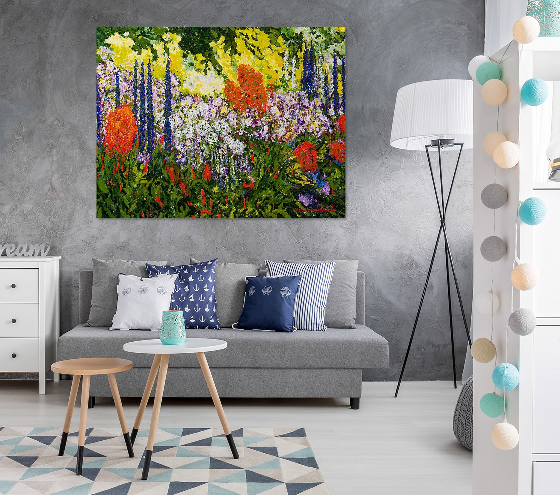 3D Summer Garden 173 Allan P. Friedlander Wall Sticker