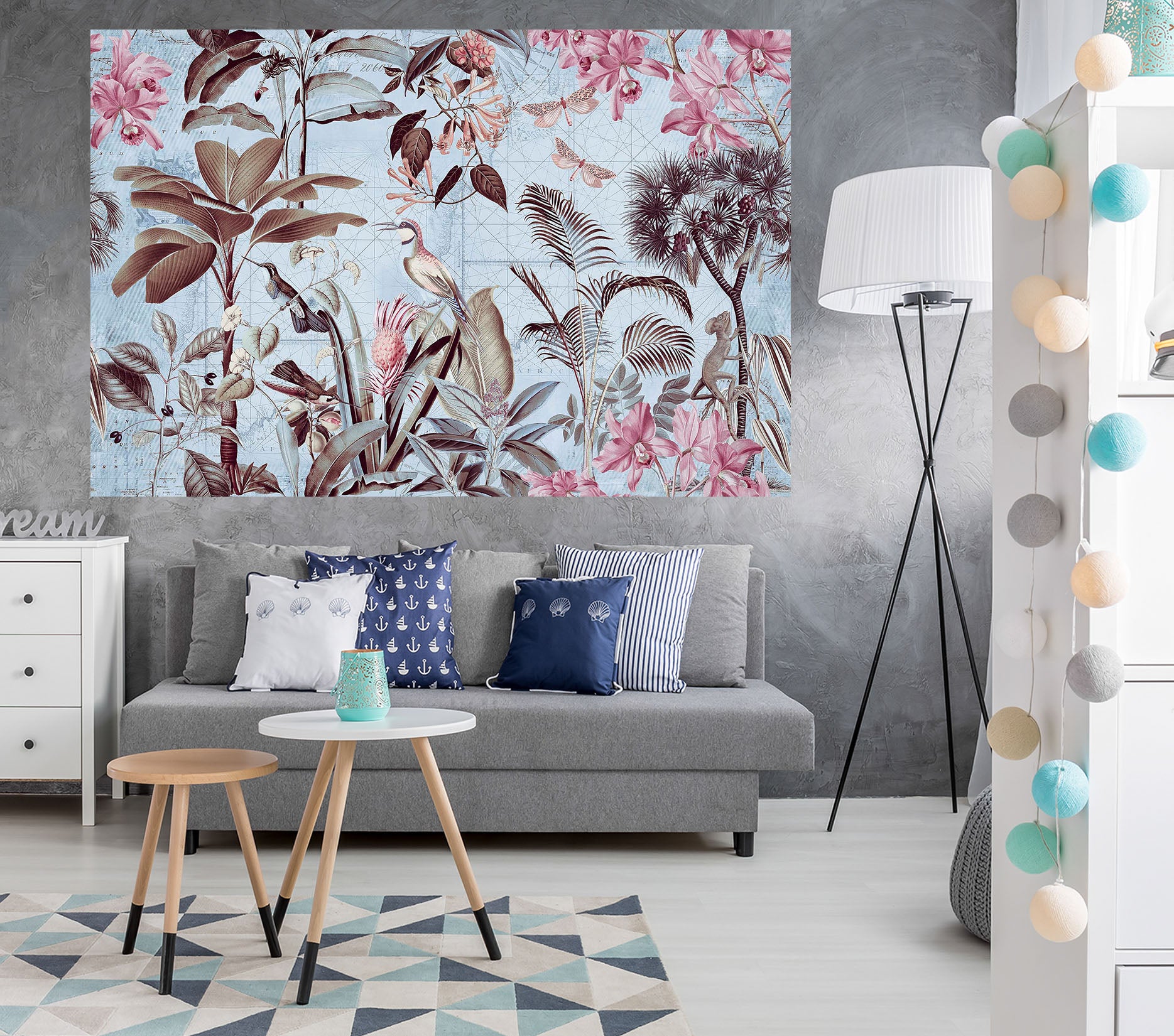 3D Flowers Birds 127 Andrea haase Wall Sticker