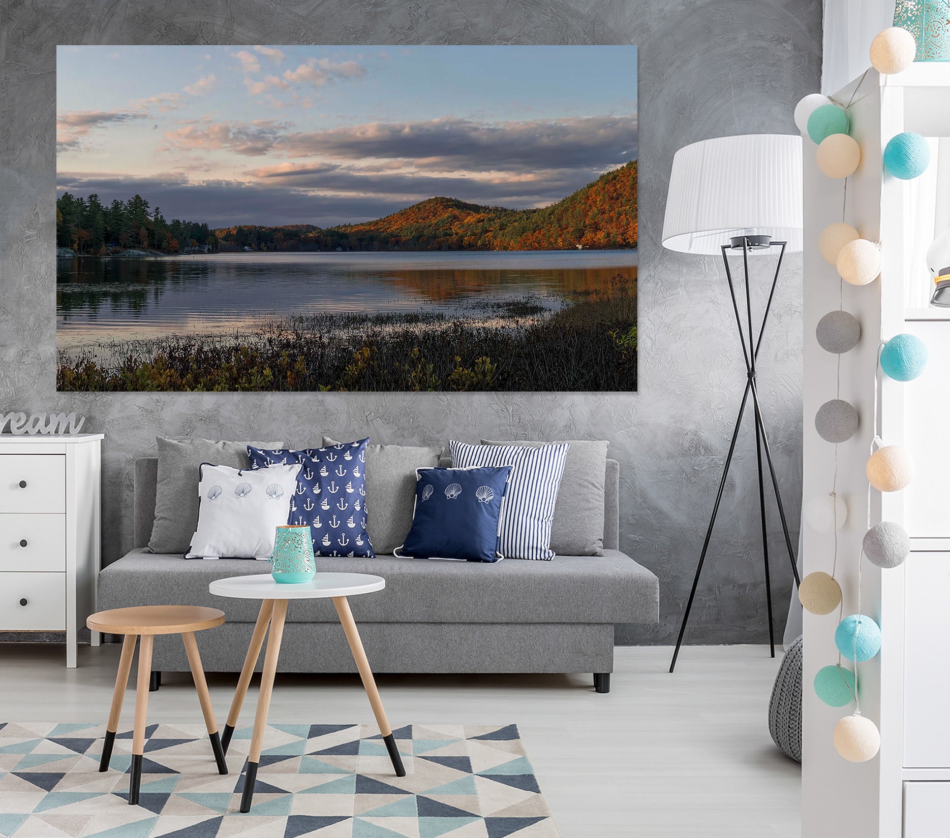 3D Valley Lake 126 Jerry LoFaro Wall Sticker
