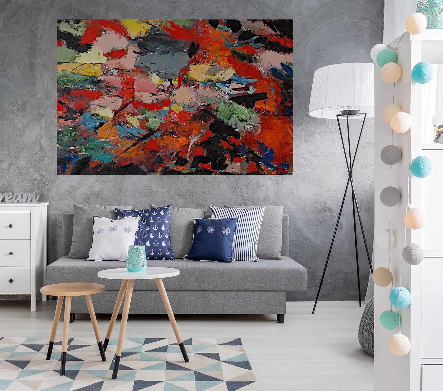 3D Country House 005 Allan P. Friedlander Wall Sticker