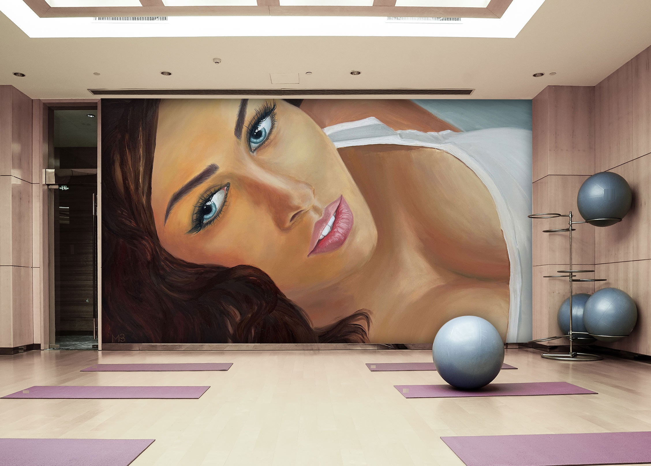 3D Woman Oil Painting 9819 Marina Zotova Wall Mural Wall Murals
