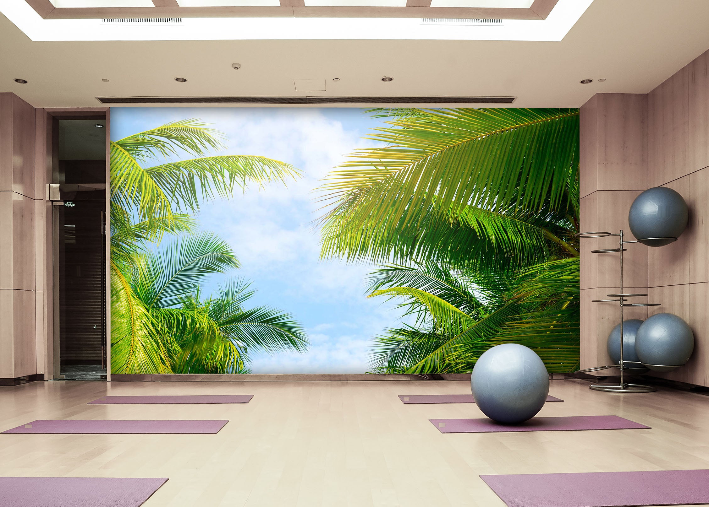 3D Coconut Tree 273 Wall Murals