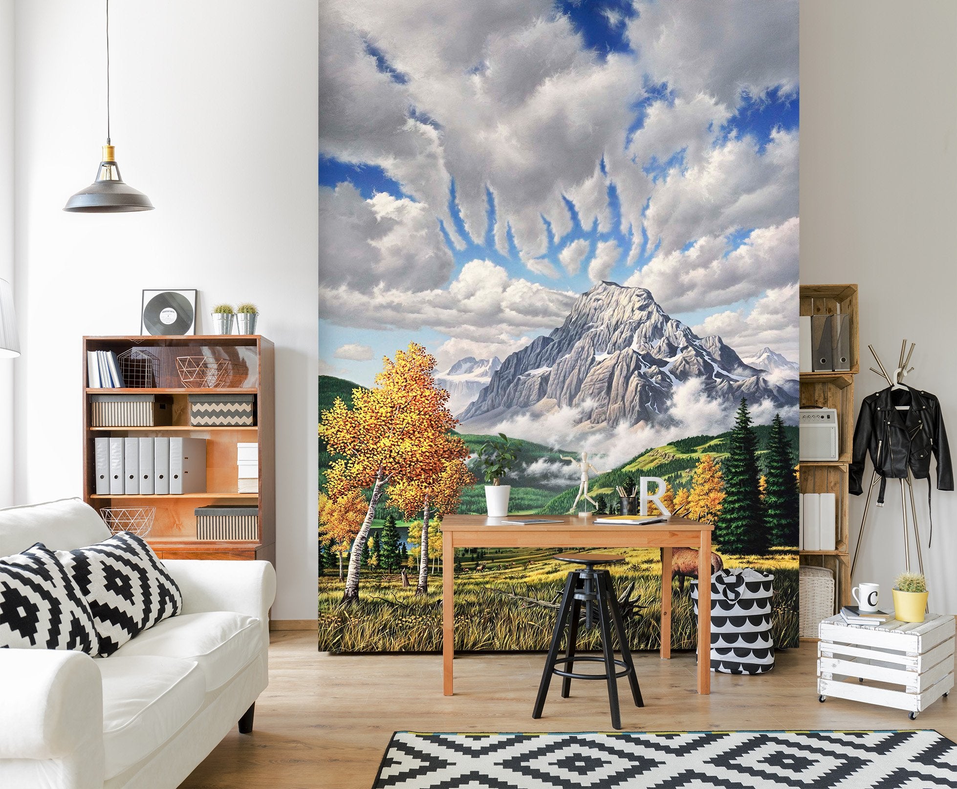 3D Autumn Echos 1402 Jerry LoFaro Wall Mural Wall Murals Wallpaper AJ Wallpaper