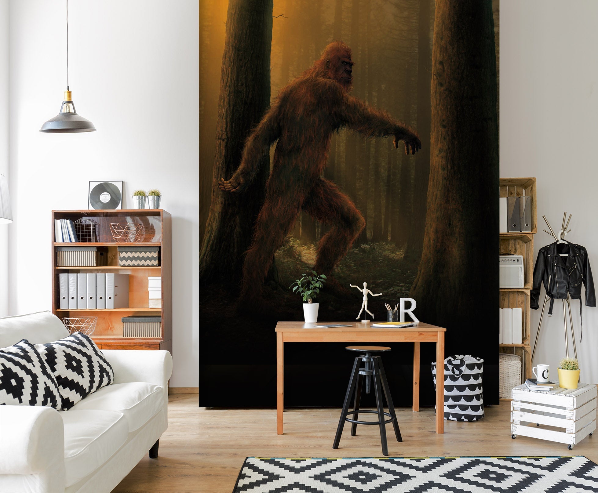 3D Scientist Forest 1410 Wall Murals Exclusive Designer Vincent Wallpaper AJ Wallpaper