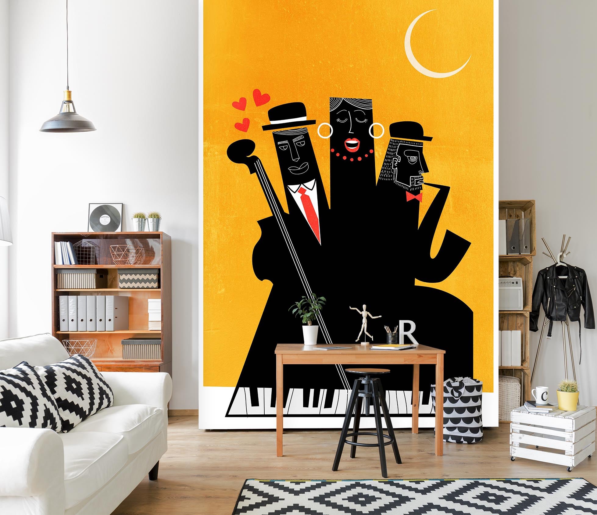 3D Shadow Man 1422 Boris Draschoff Wall Mural Wall Murals