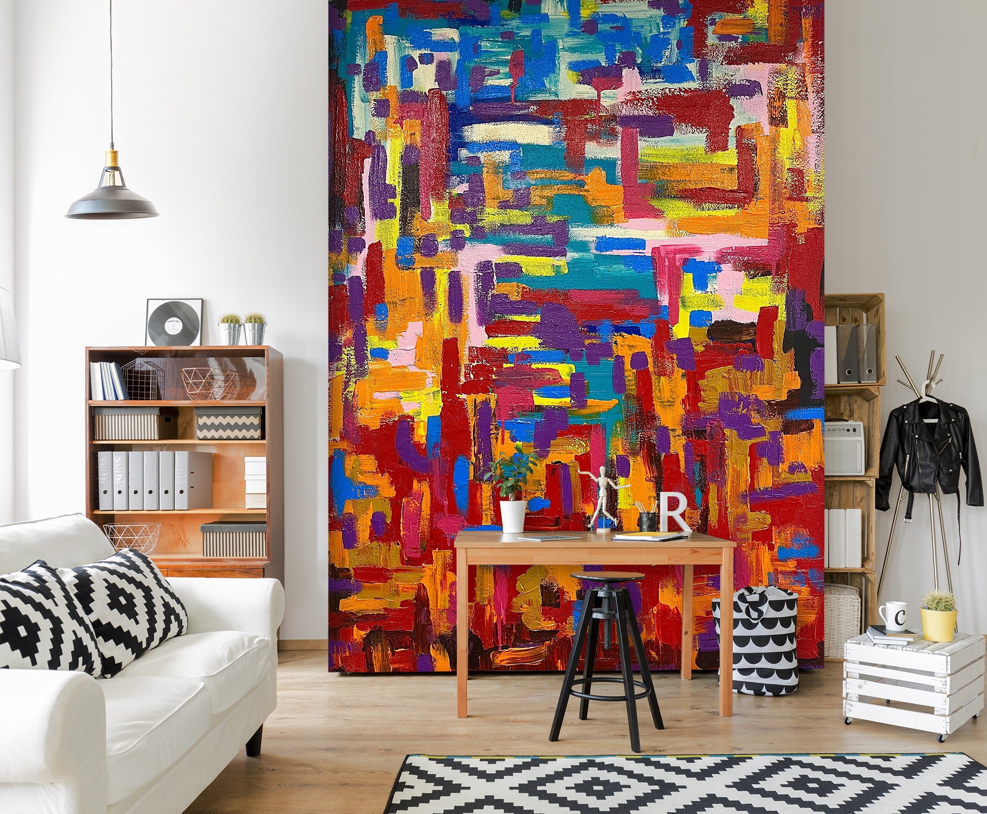 3D Color Painting 1295 Jacqueline Reynoso Wall Mural Wall Murals